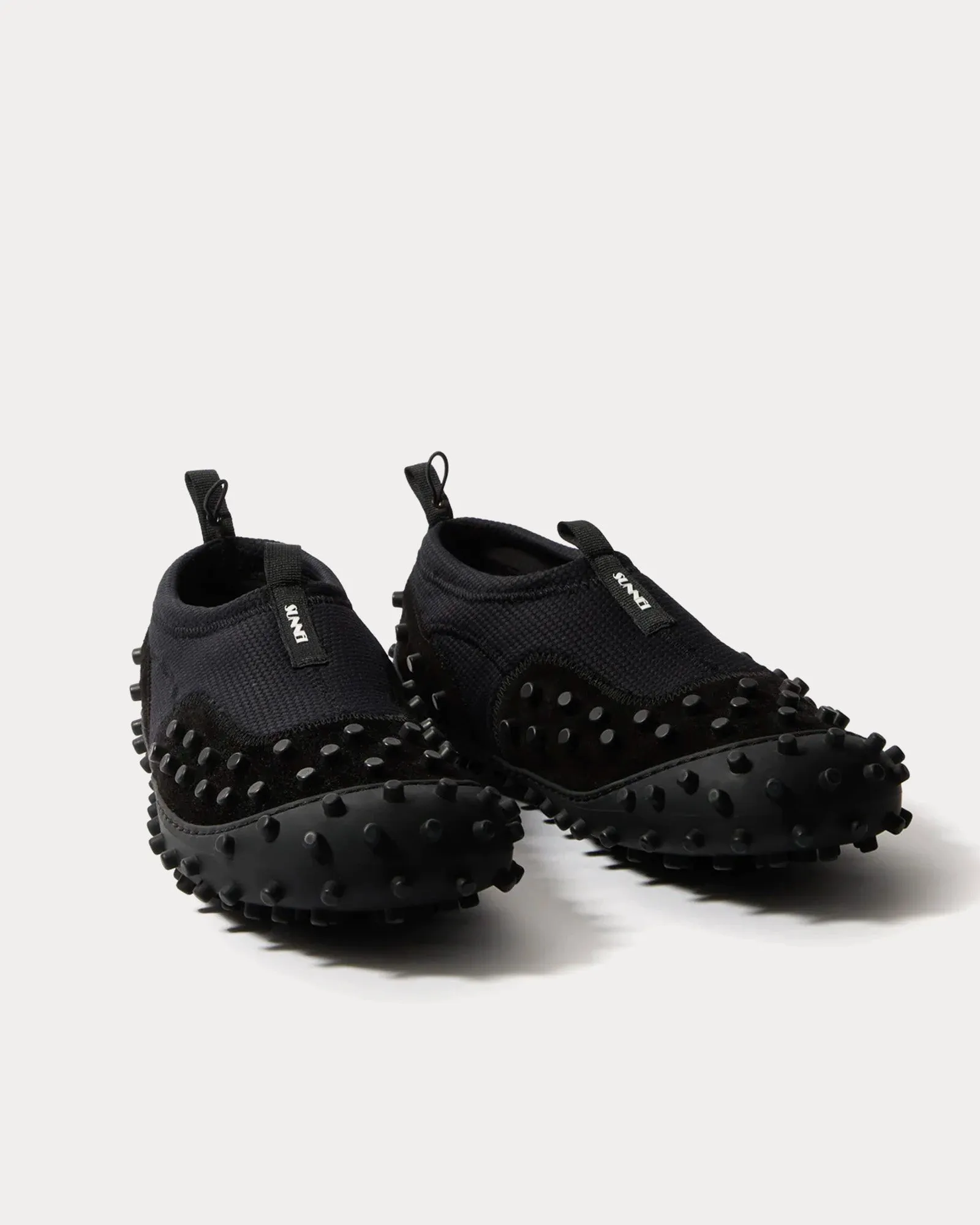 1000CHIODI Black / Black Slip On Sneakers