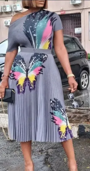2PCS Tops Skirt Sets