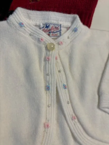 3-6m set of 2 embroidered cardigans, Kids 6 Month (3-6M)