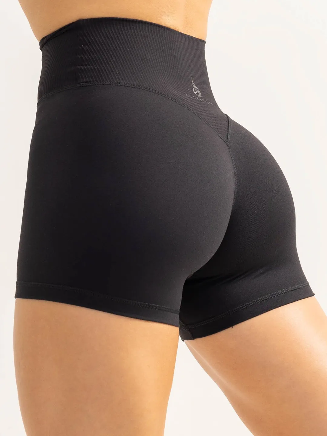 Activate High Waisted Shorts | Black