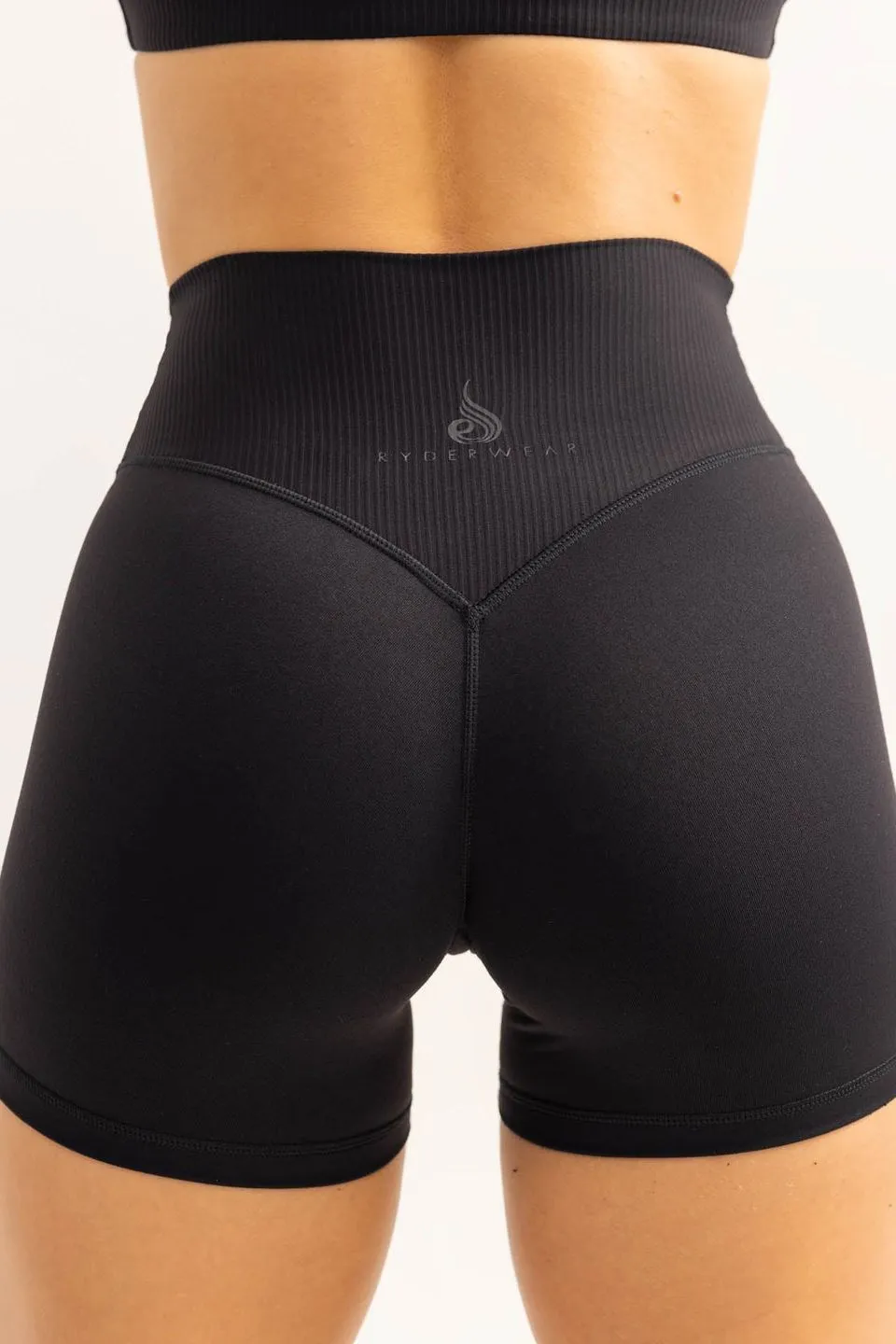 Activate High Waisted Shorts | Black
