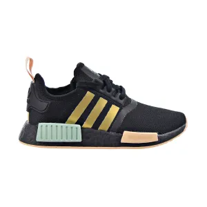Adidas NMD_R1 Women's Shoes Core Black-Gold Metallic-Halo Amber