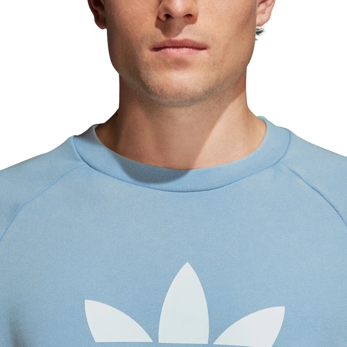 Adidas Originals Trefoil Warm-Up Crew Neck Men's Sweatshirt Blue