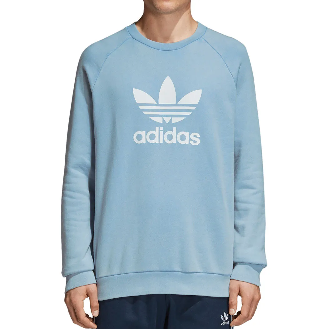 Adidas Originals Trefoil Warm-Up Crew Neck Men's Sweatshirt Blue