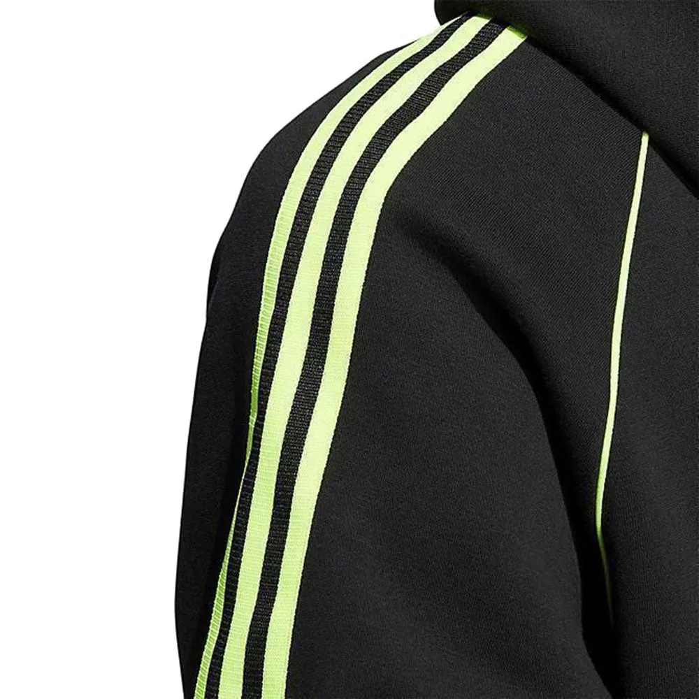 Adidas Spirit Men's Hoodie Black-Solar Yellow