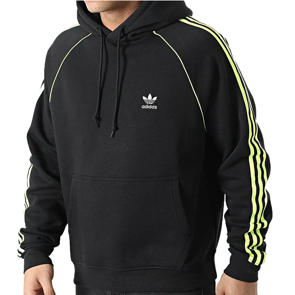 Adidas Spirit Men's Hoodie Black-Solar Yellow
