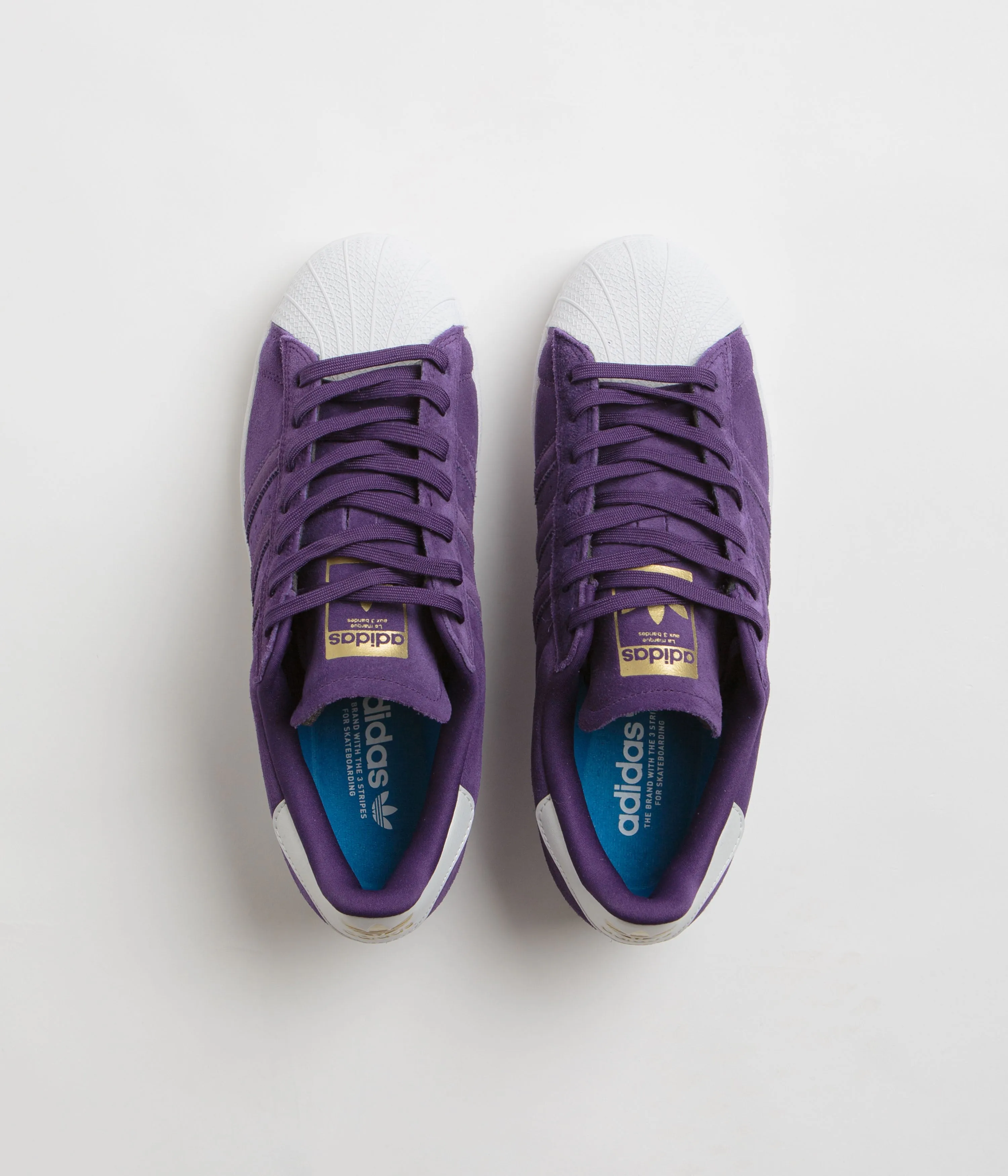 Adidas Superstar ADV Shoes - Collegiate Purple / Zero Metallic / Gold Metallic