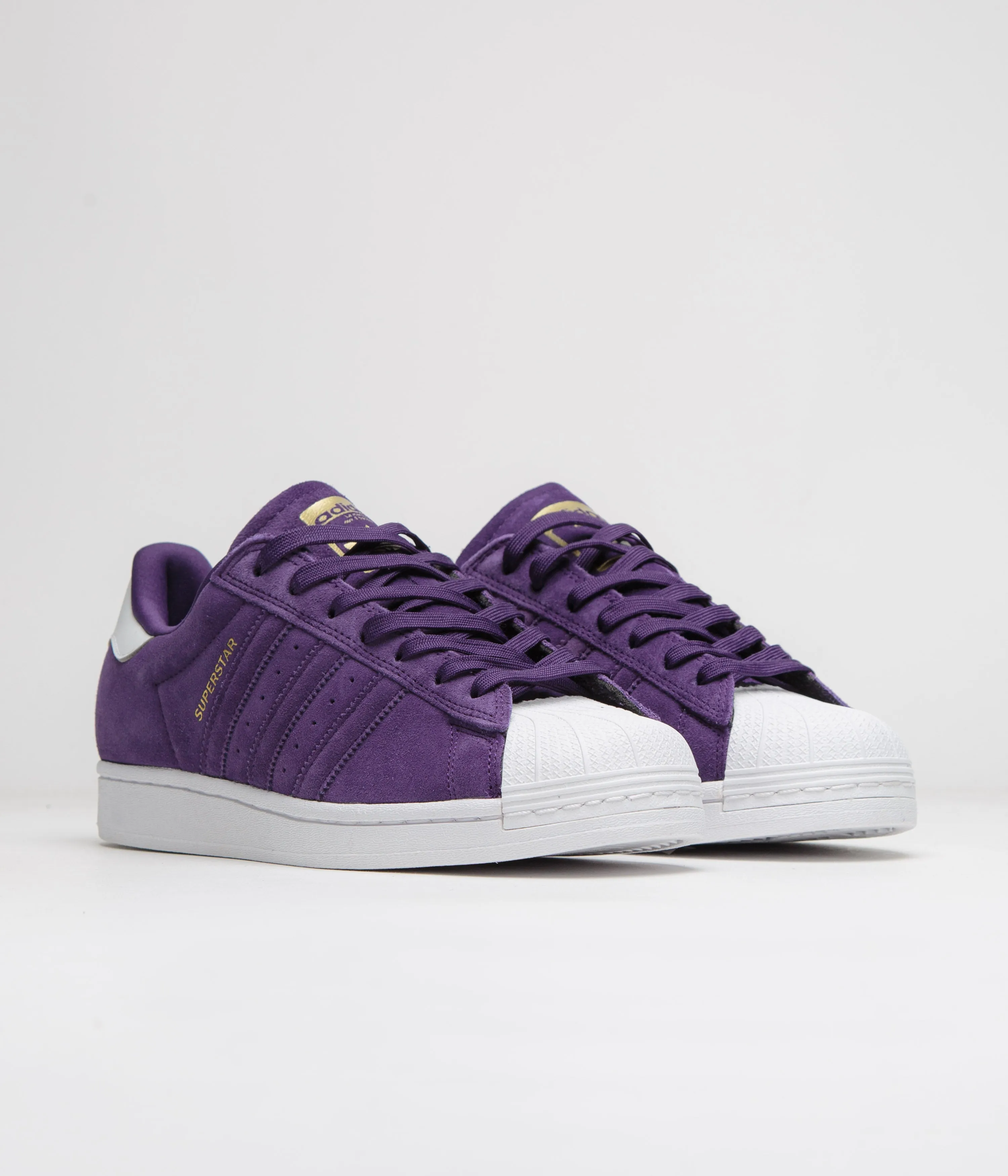 Adidas Superstar ADV Shoes - Collegiate Purple / Zero Metallic / Gold Metallic