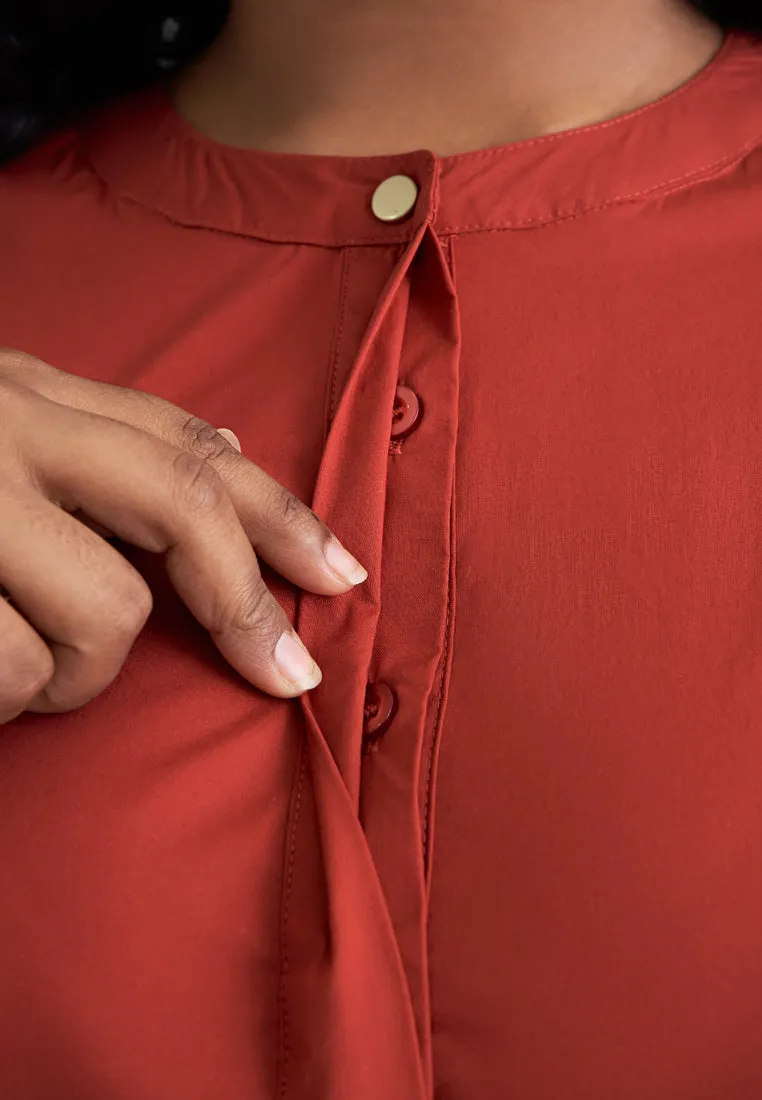 Aiden Cargo Side Smocked Shirt Jacket