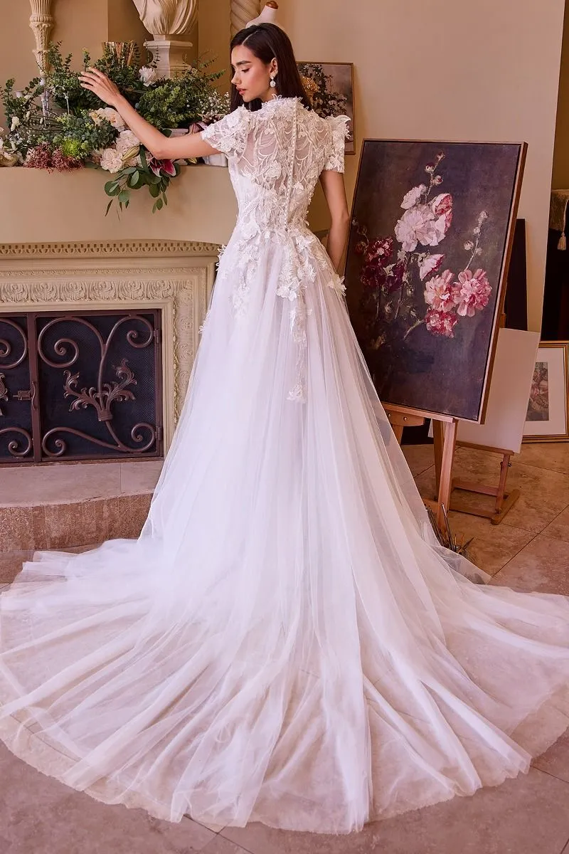 ANDREA & LEO WL040 Two Looks In One Wedding Gown