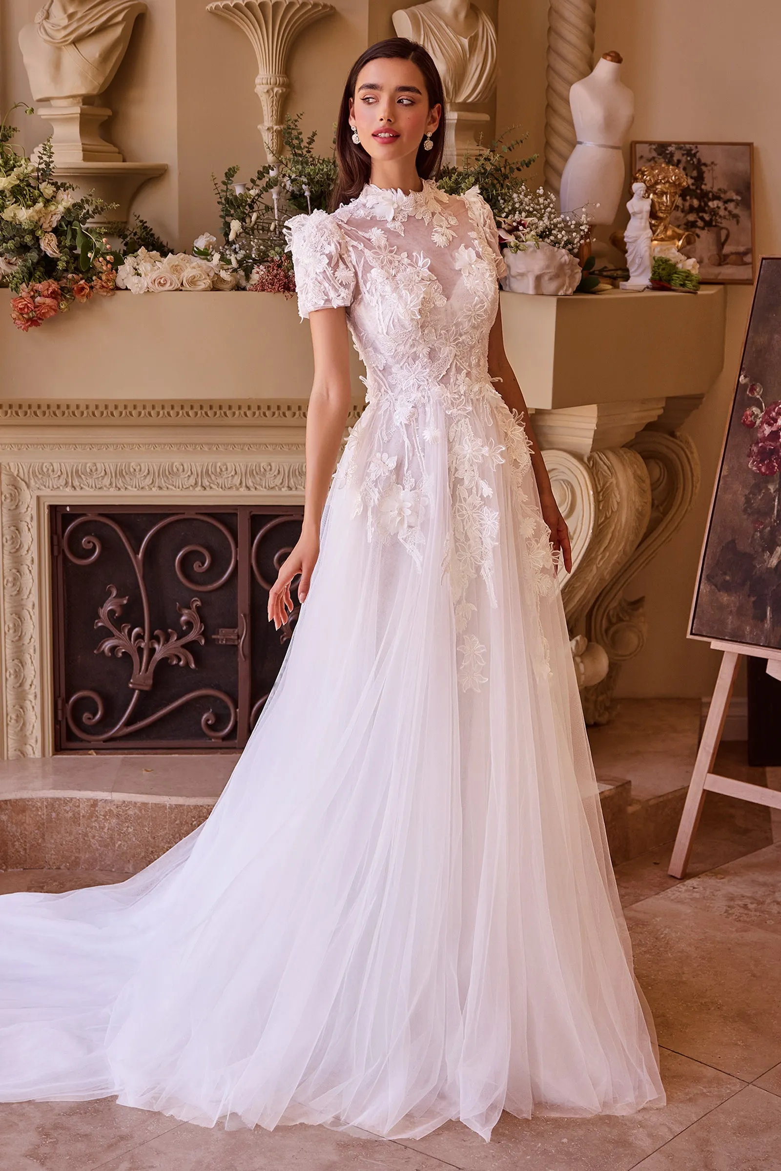 ANDREA & LEO WL040 Two Looks In One Wedding Gown