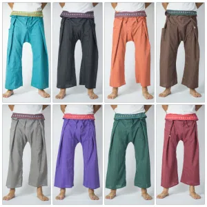 Assorted set of 5 Thai Pinstripe Fisherman Pants