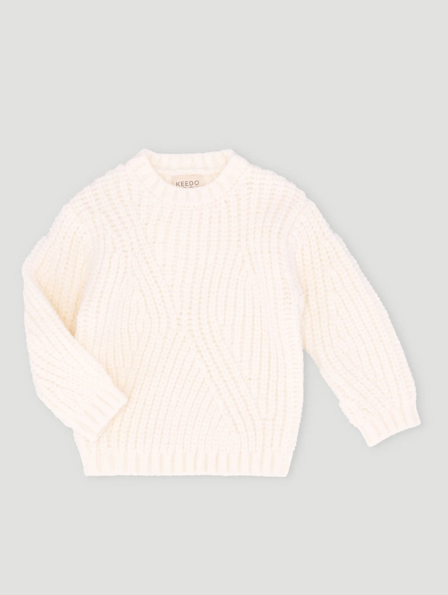 Baby Girls Cream Chunky Knitwear
