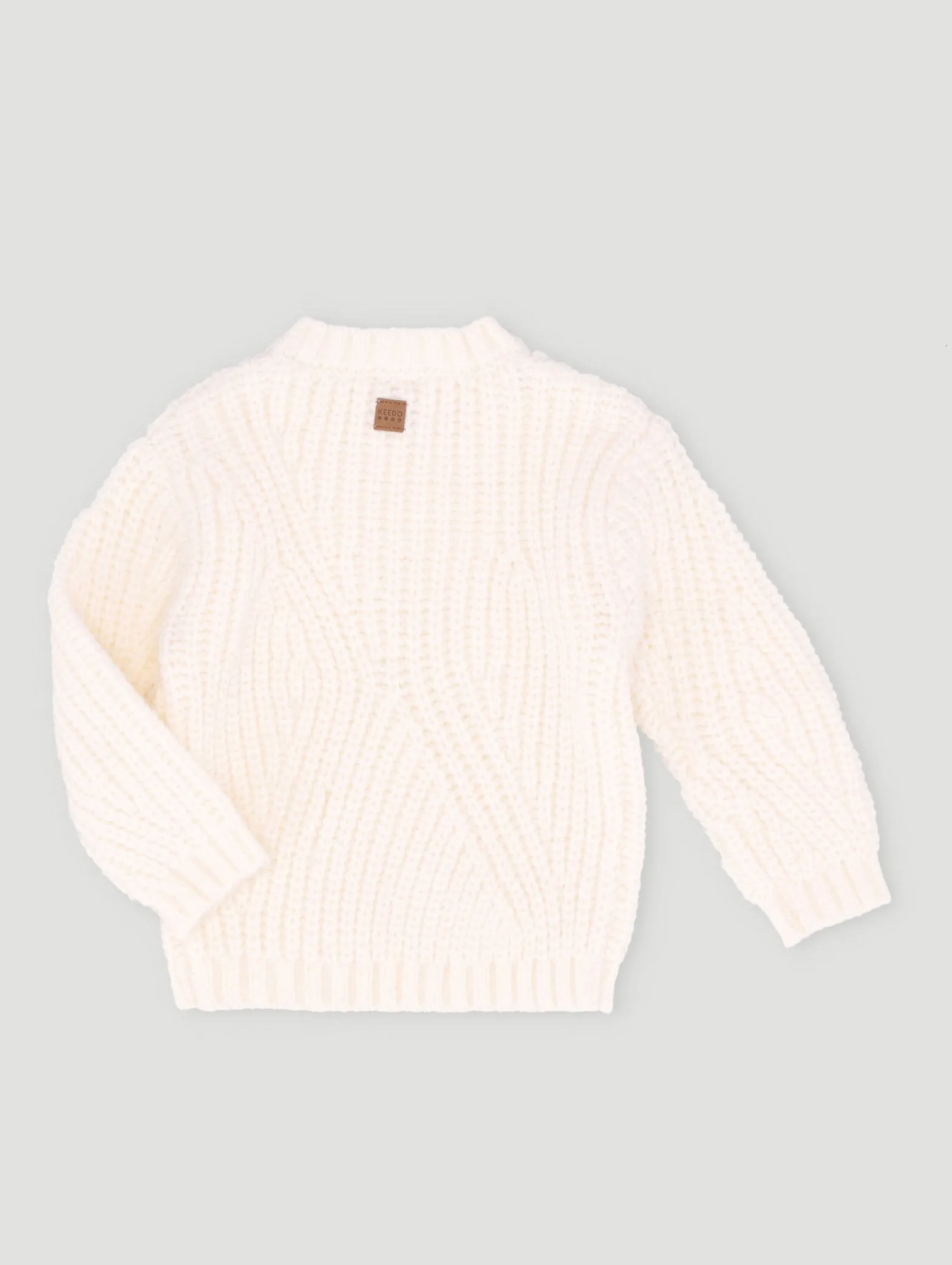 Baby Girls Cream Chunky Knitwear