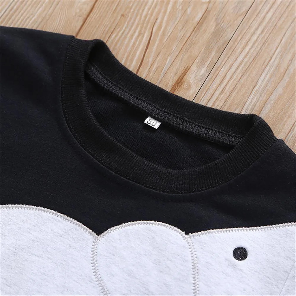 Boys Elephant Long Sleeve Casual Tops
