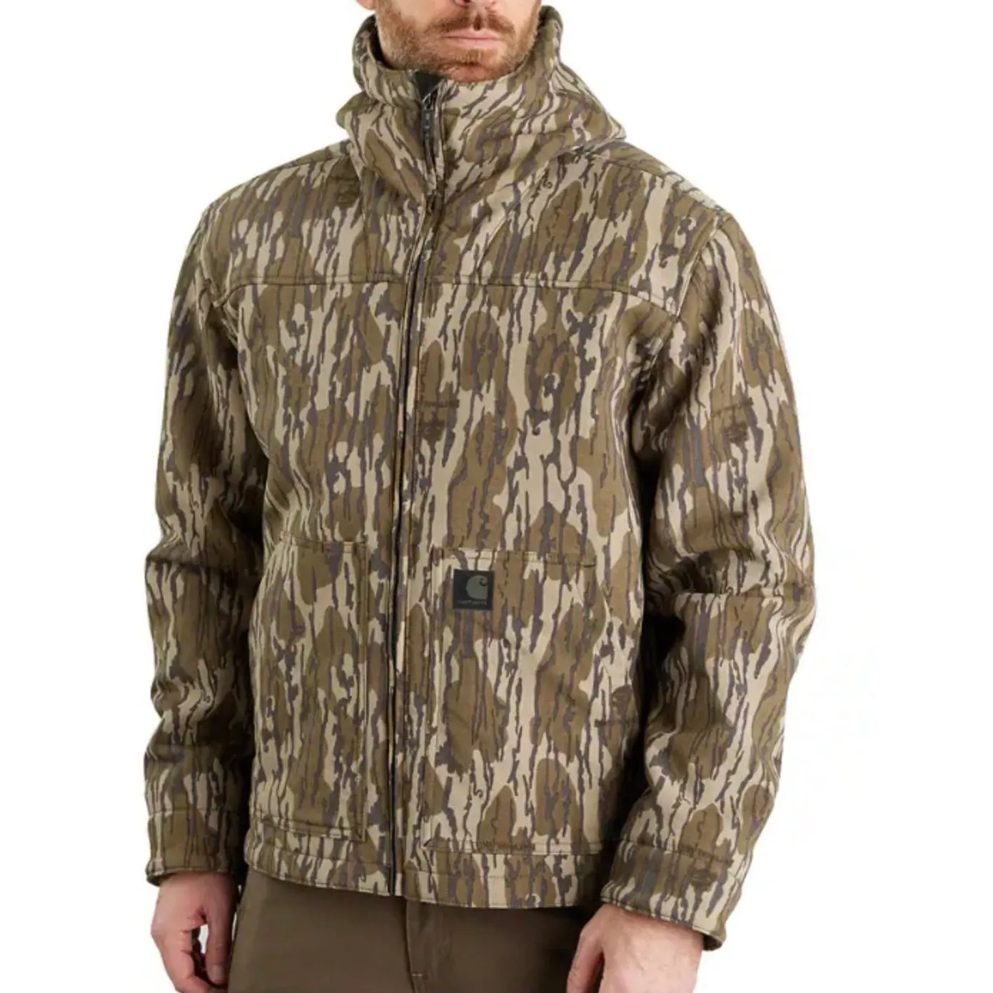 Carhartt Men’s Super Dux Relaxed Fit Sherpa Lined Camo Active Jacket