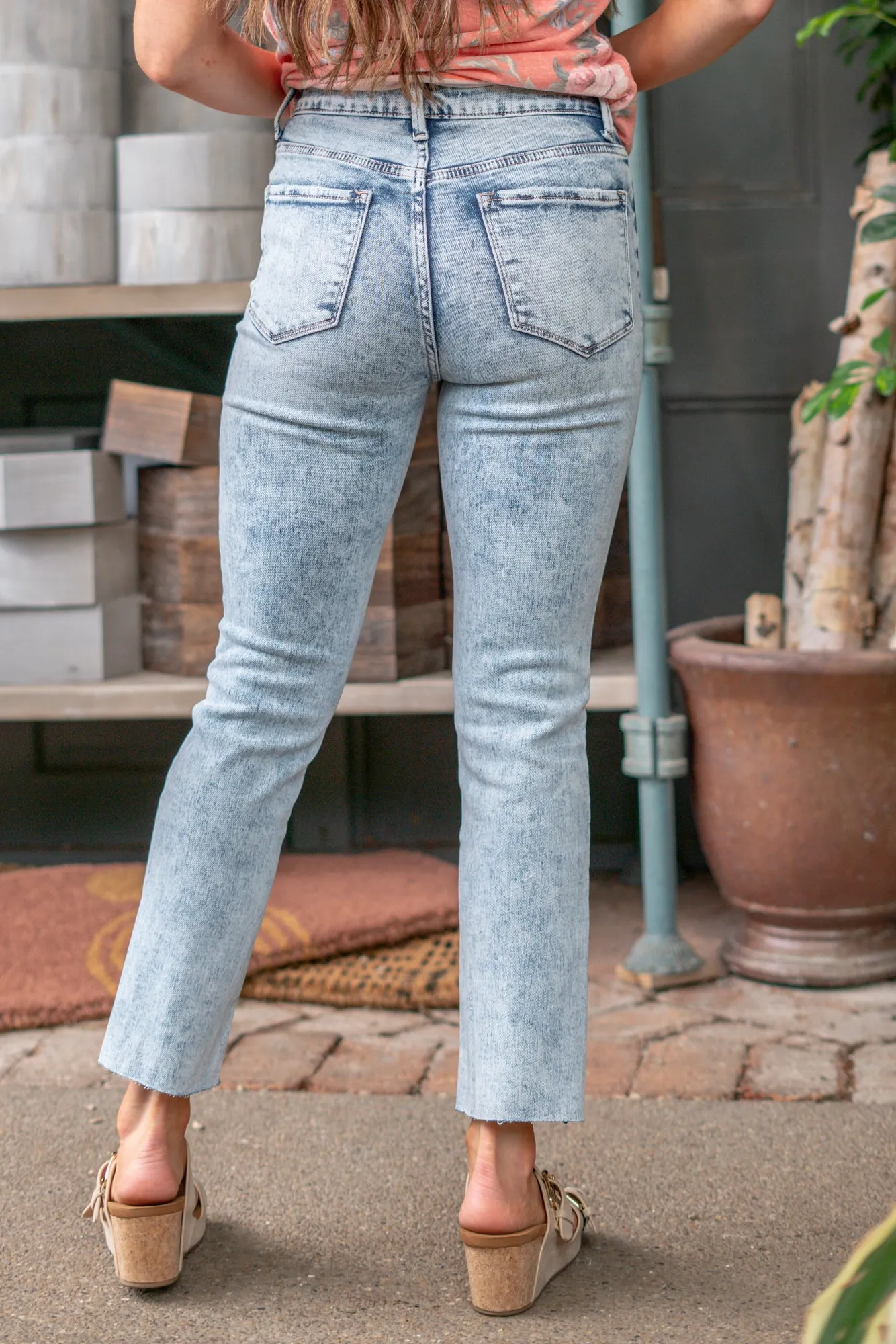 Chomp Shirley Super High Rise Slim Straight