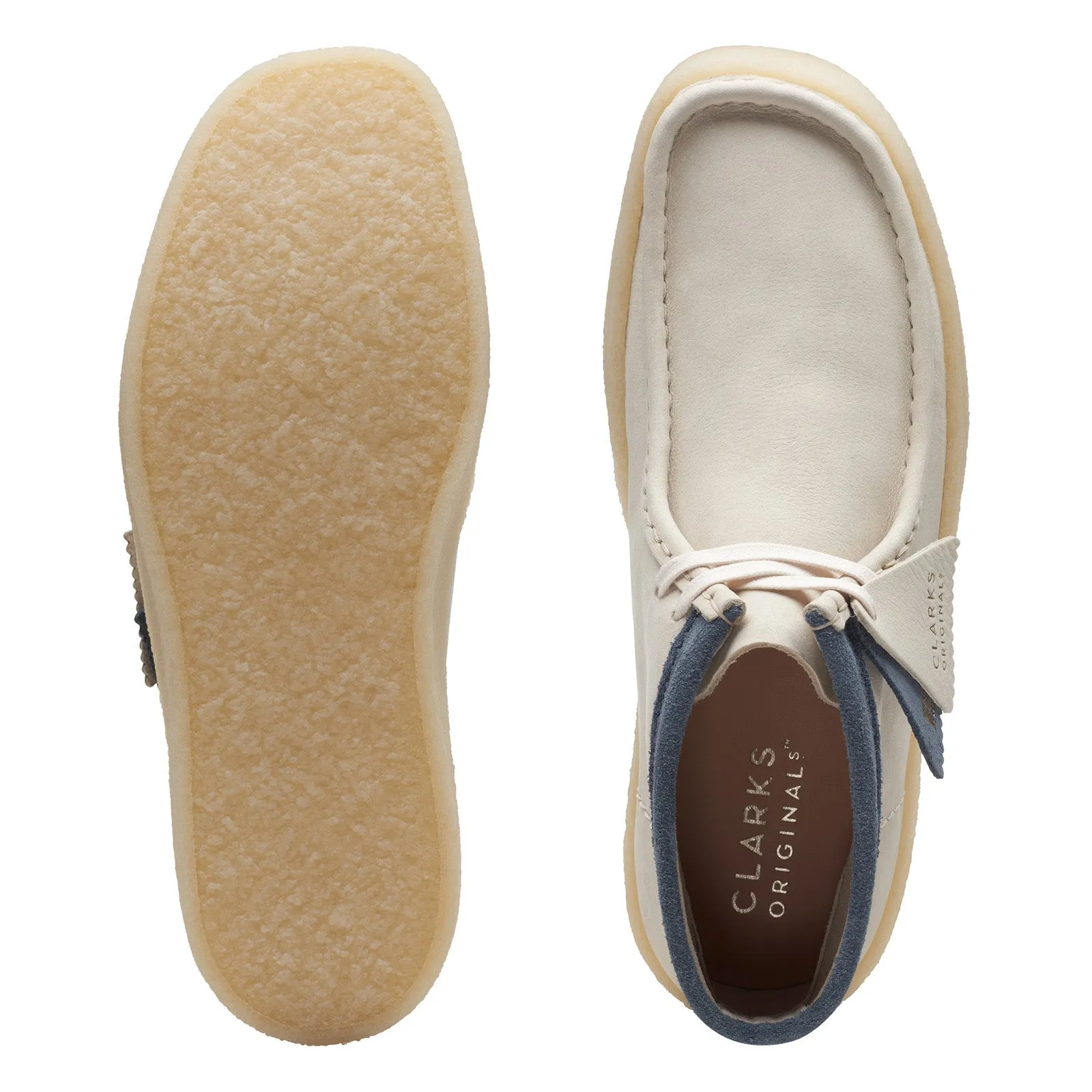 Clarks Originals Wallabee Cup Boot Men's Beige Nubuck Chukka Boots 26171090