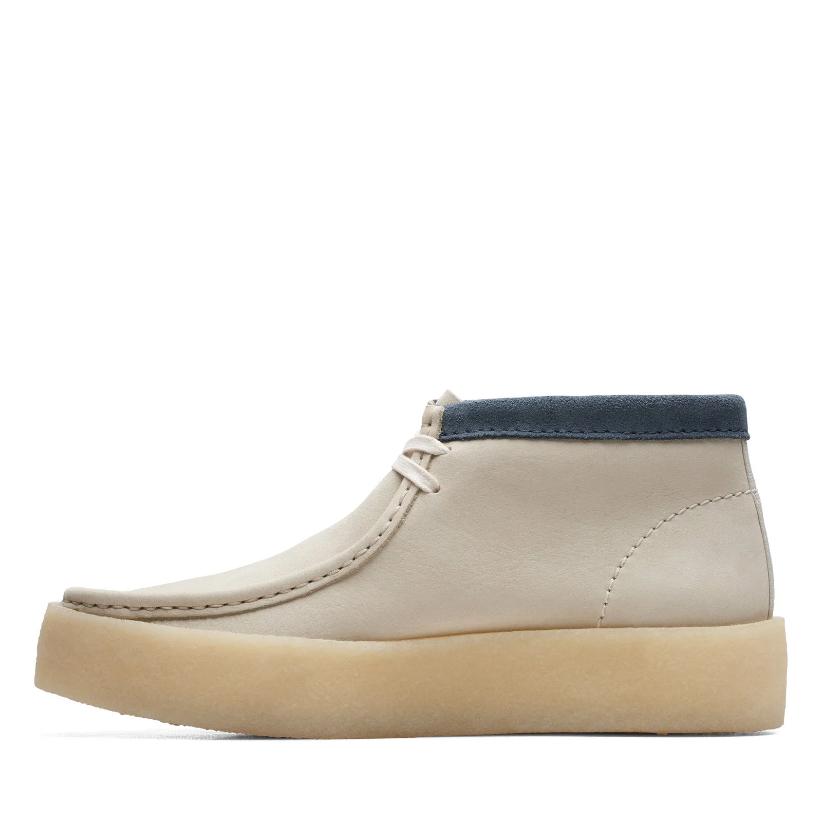 Clarks Originals Wallabee Cup Boot Men's Beige Nubuck Chukka Boots 26171090