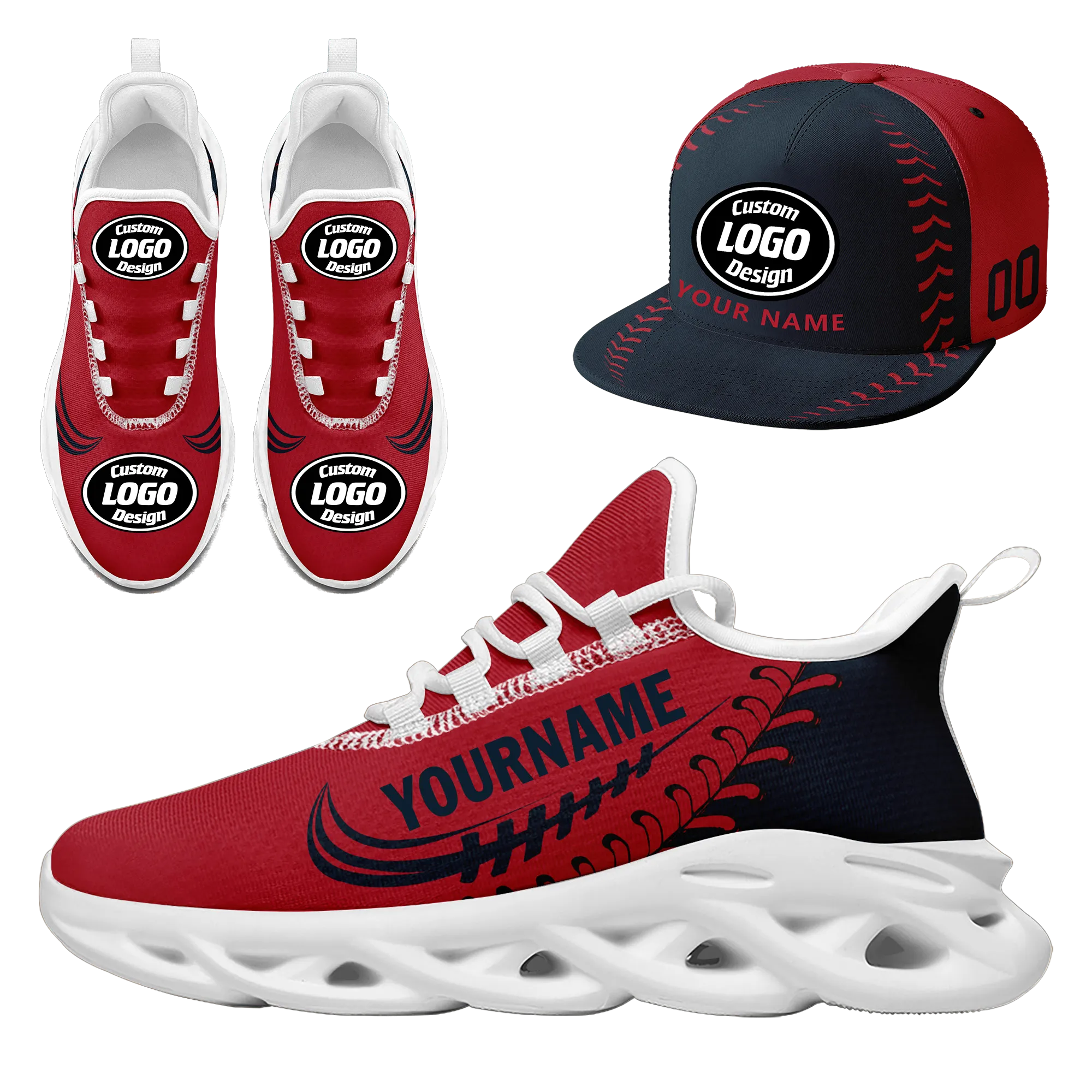 Corporate Gifts,Custom MaxSoul Shoes and Hat Combo Personalized JH-bd0b00ea-f