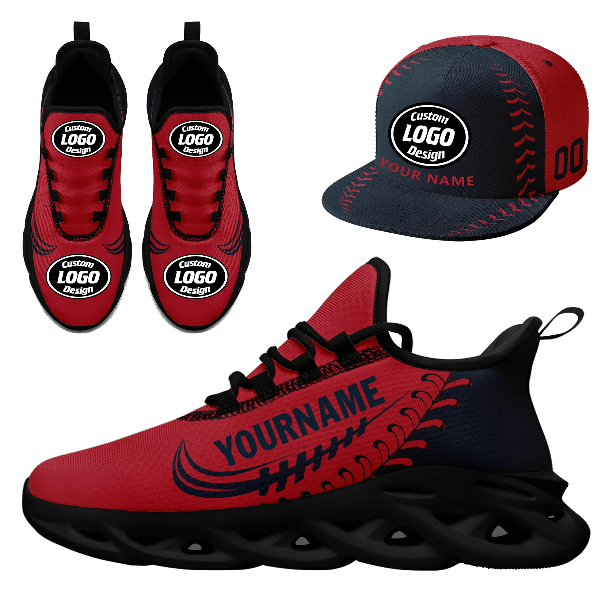 Corporate Gifts,Custom MaxSoul Shoes and Hat Combo Personalized JH-bd0b00ea-f