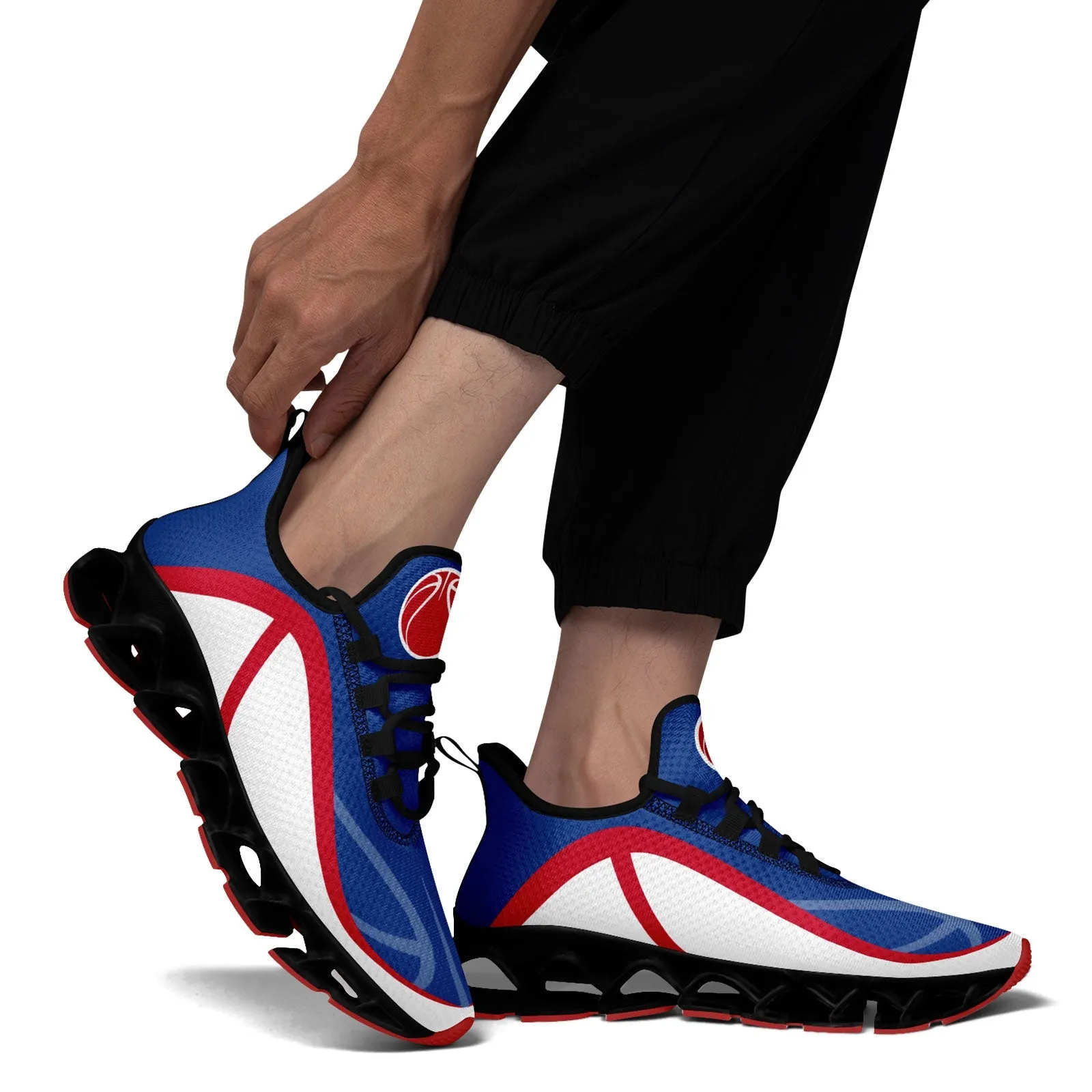 Custom Blue Red Maxsoul Shoes Personalized Sneaker FN003XD-D020391-1