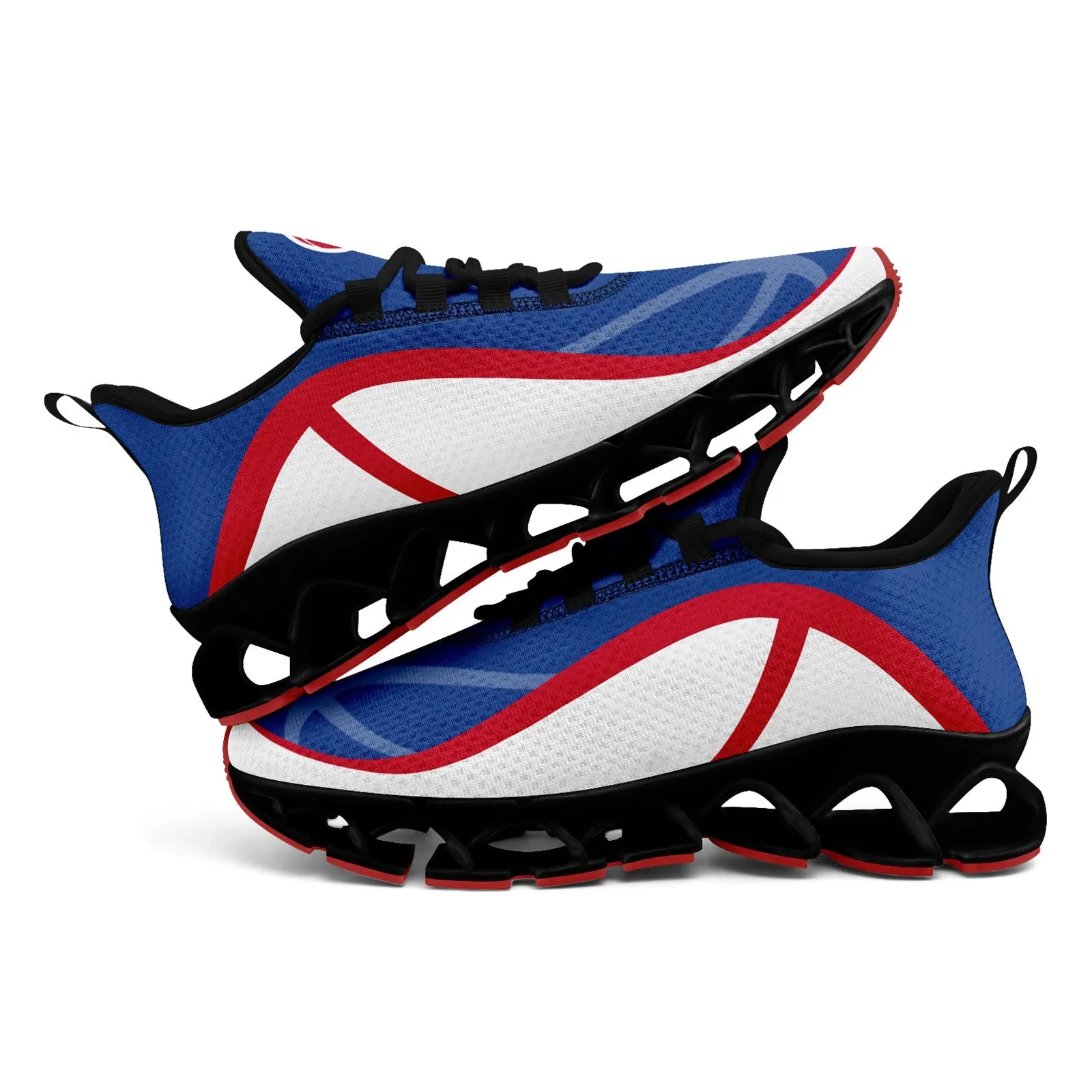Custom Blue Red Maxsoul Shoes Personalized Sneaker FN003XD-D020391-1