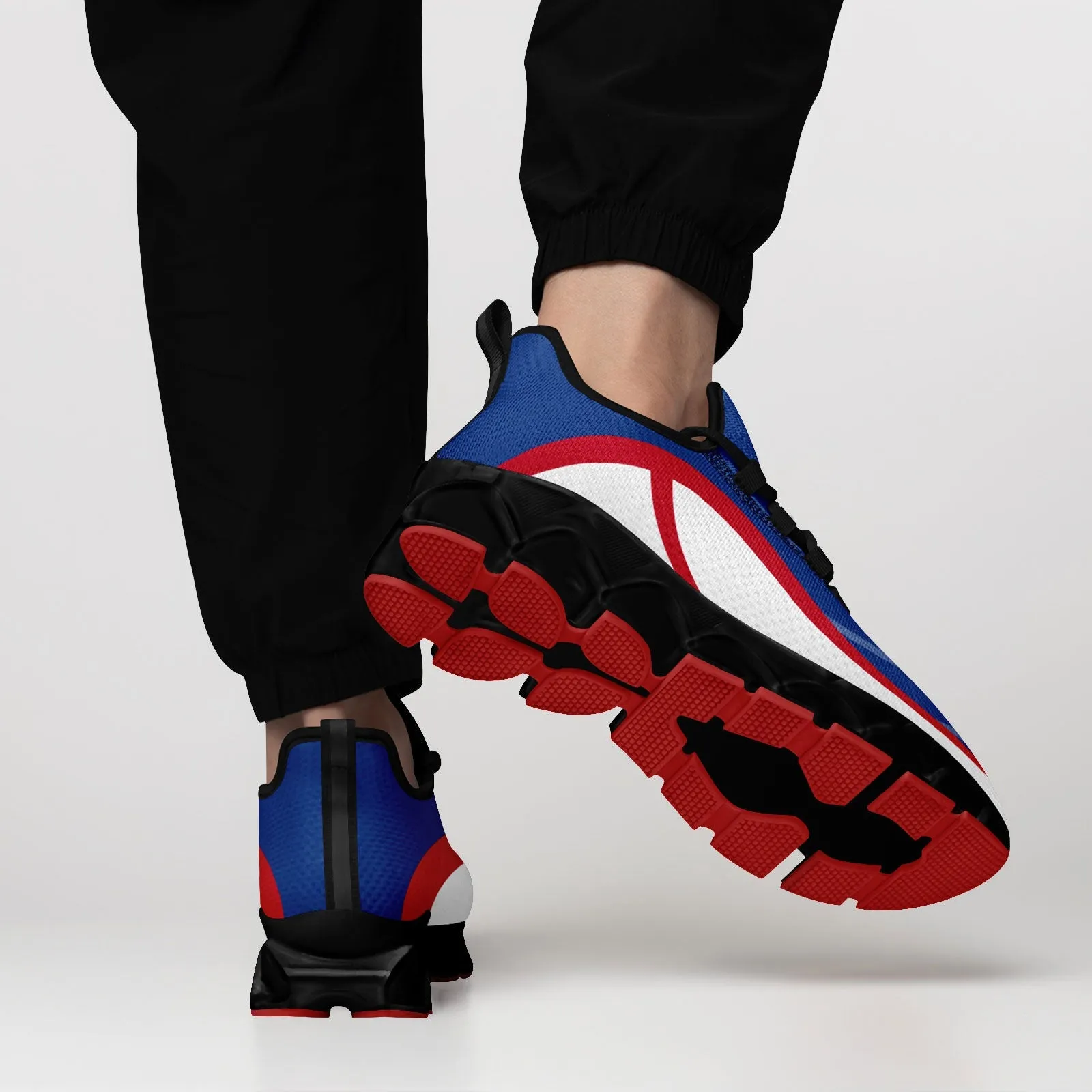 Custom Blue Red Maxsoul Shoes Personalized Sneaker FN003XD-D020391-1