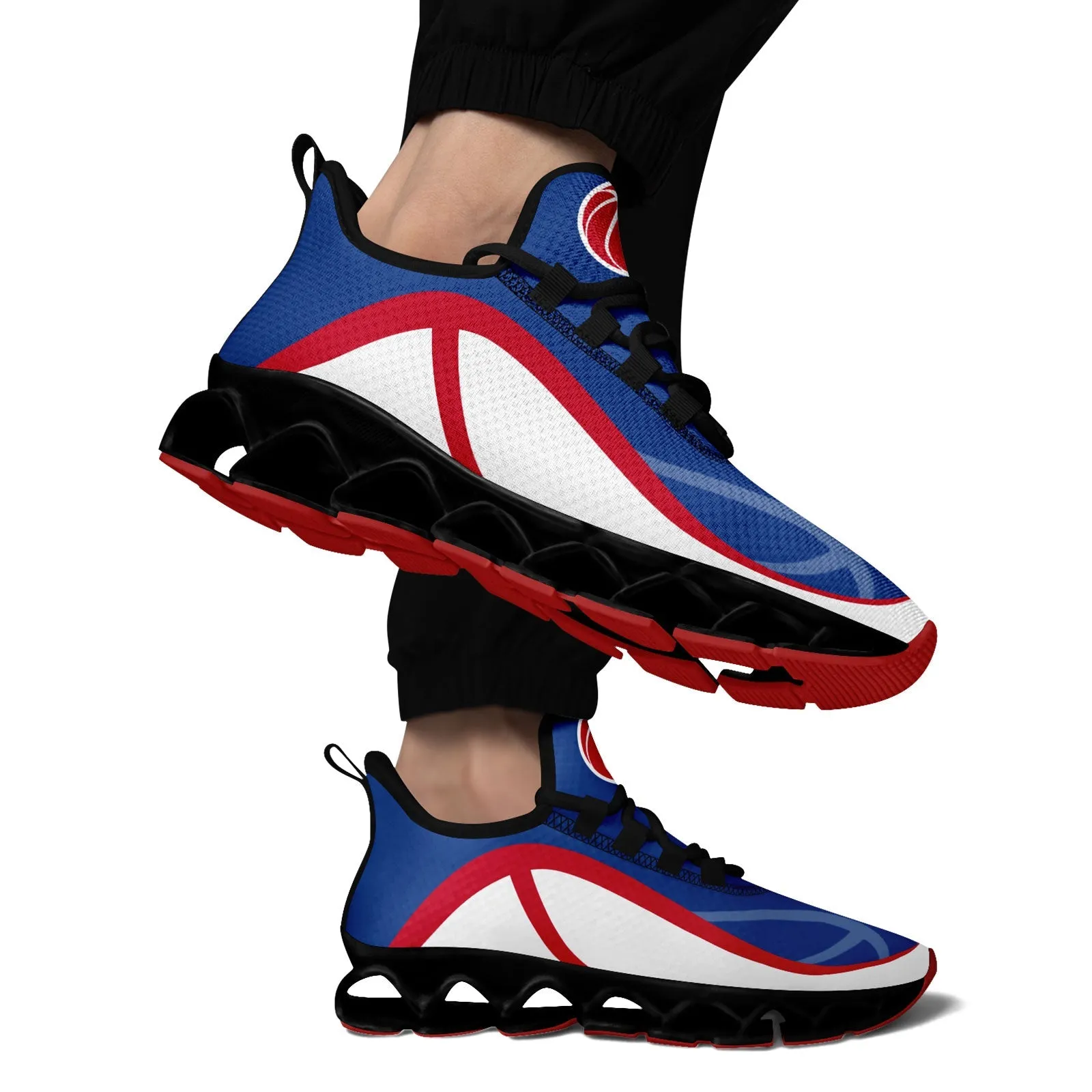 Custom Blue Red Maxsoul Shoes Personalized Sneaker FN003XD-D020391-1