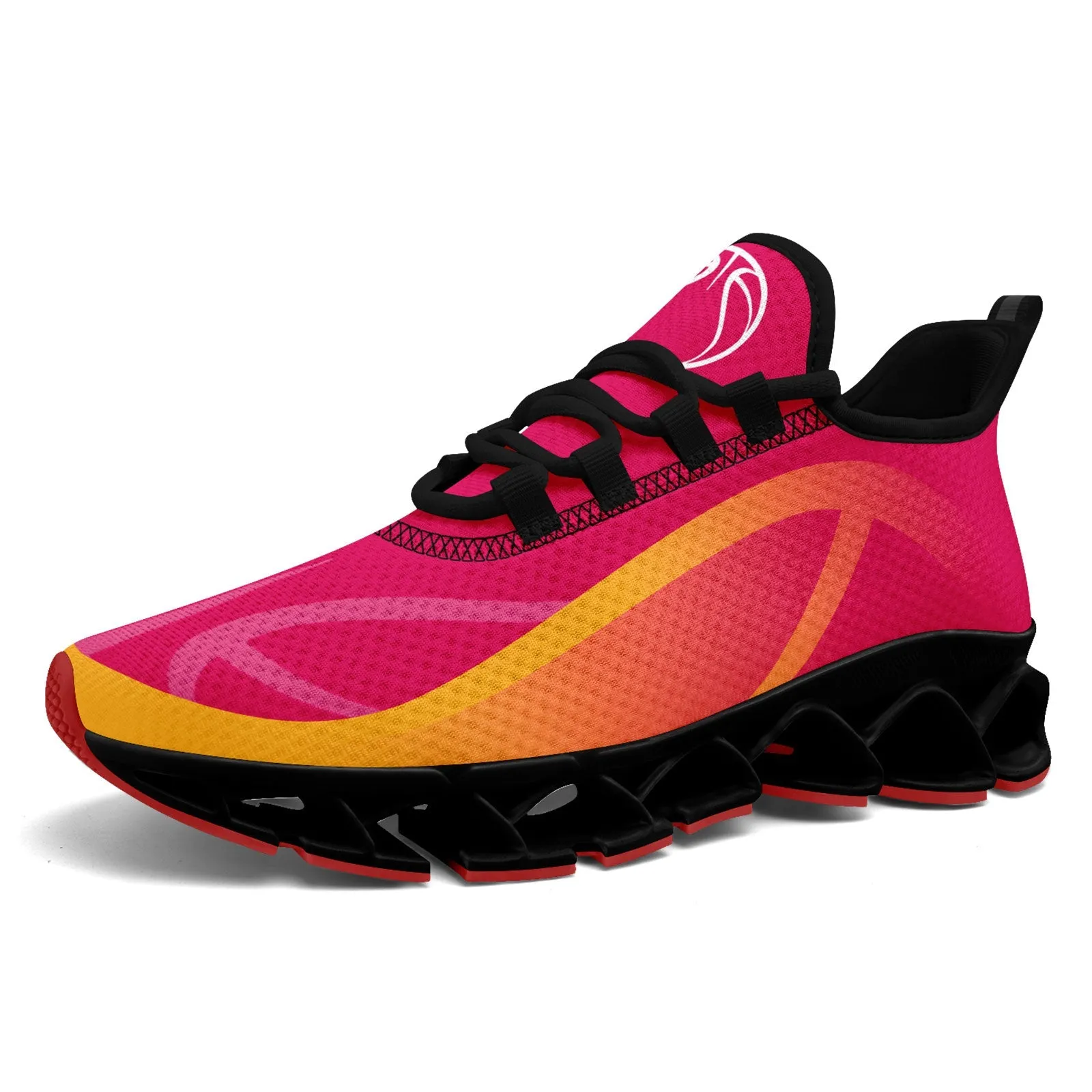 Custom Pink Yellow Maxsoul Shoes Personalized Sneaker FN003XD-D020391-20