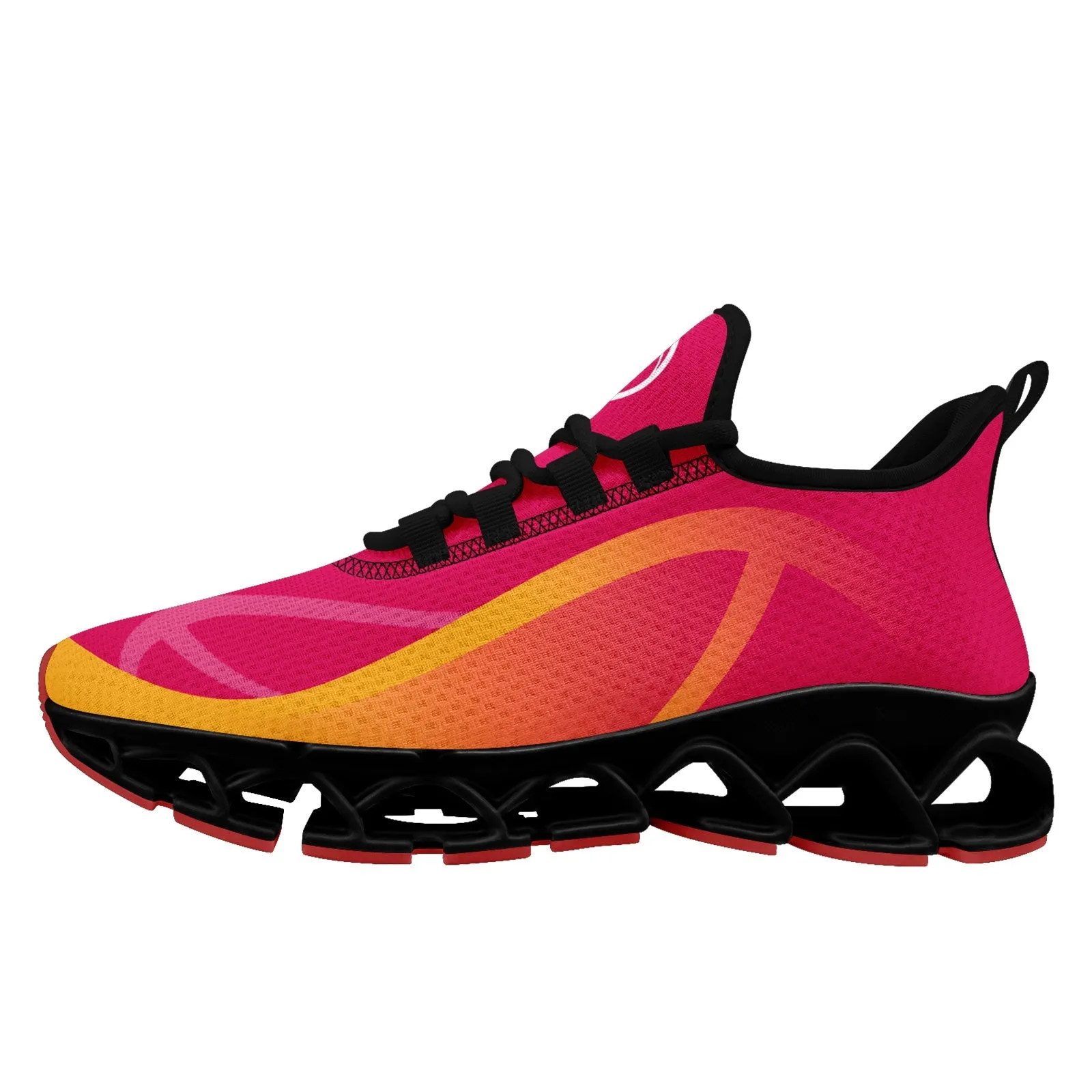 Custom Pink Yellow Maxsoul Shoes Personalized Sneaker FN003XD-D020391-20