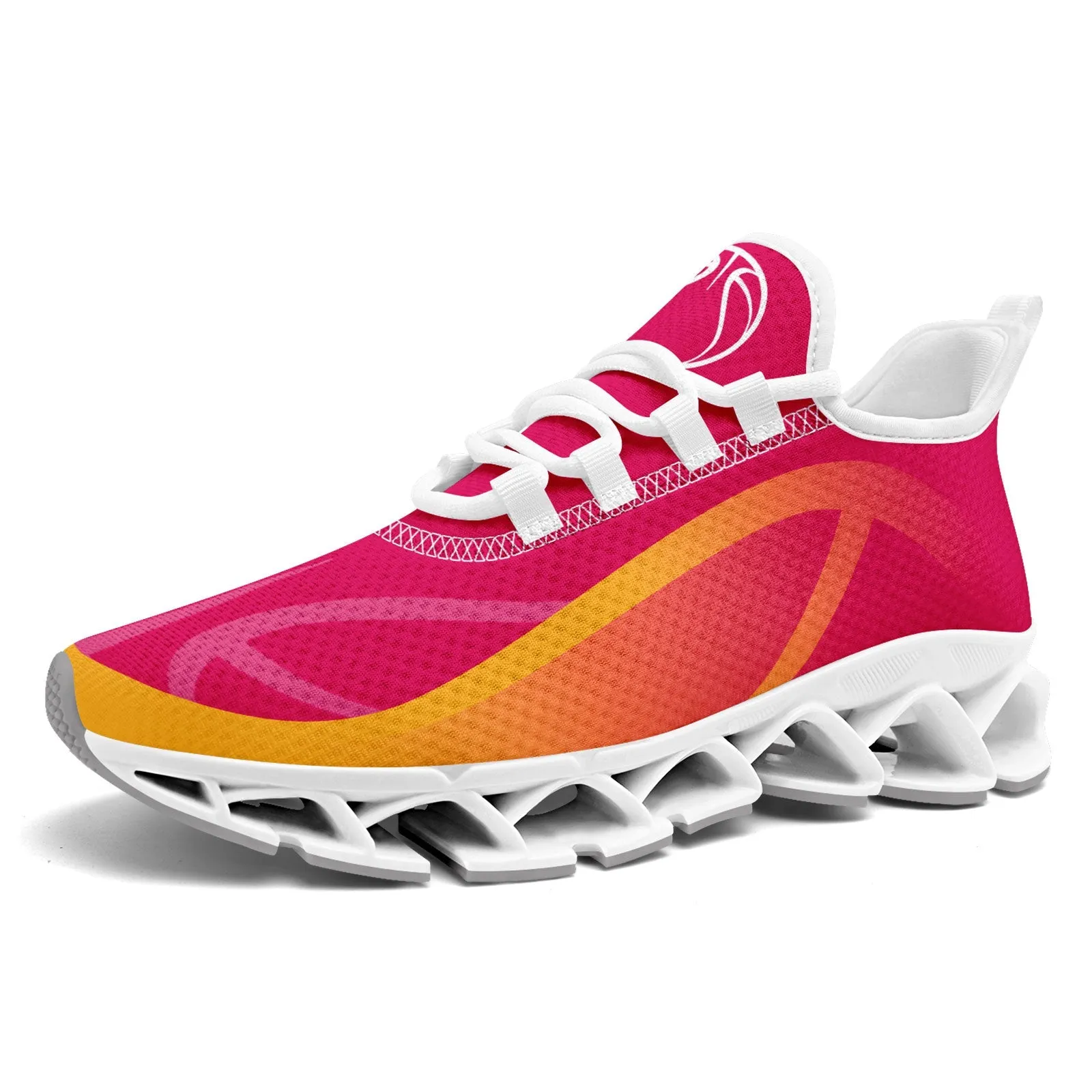 Custom Pink Yellow Maxsoul Shoes Personalized Sneaker FN003XD-D020391-20