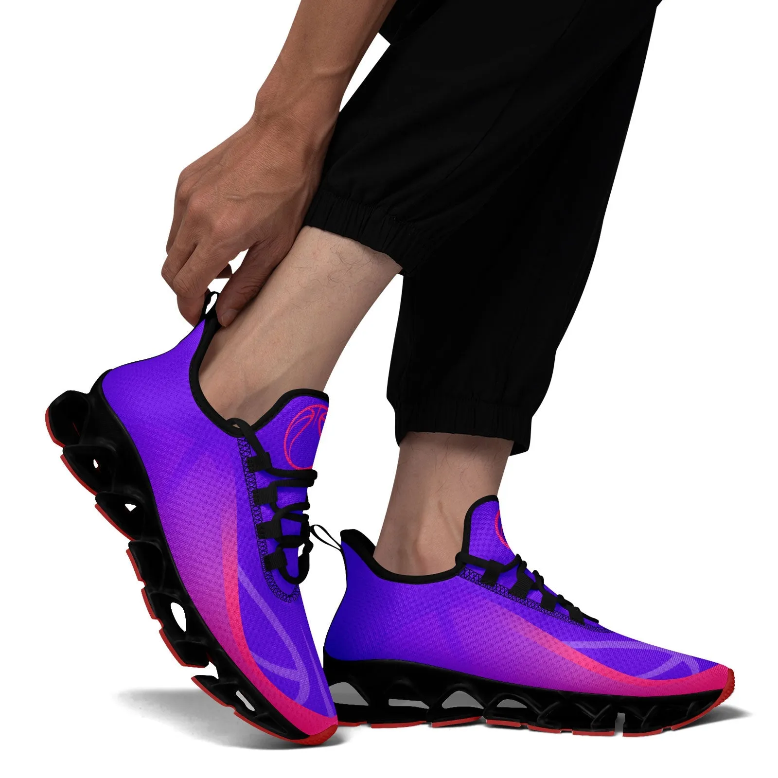 Custom Purple Pink Maxsoul Shoes Personalized Sneaker FN003XD-D020391-22