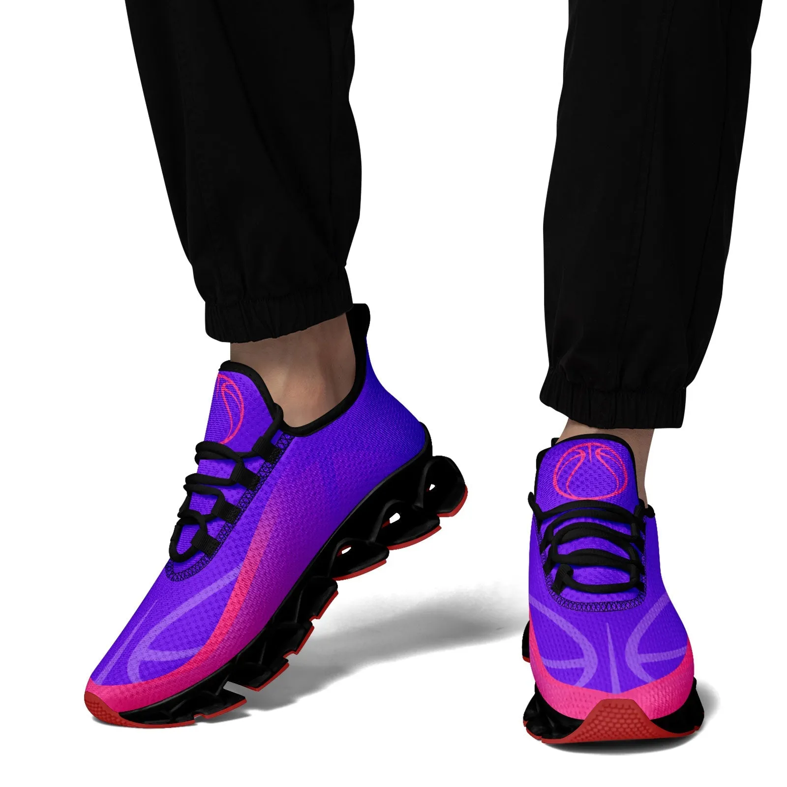 Custom Purple Pink Maxsoul Shoes Personalized Sneaker FN003XD-D020391-22