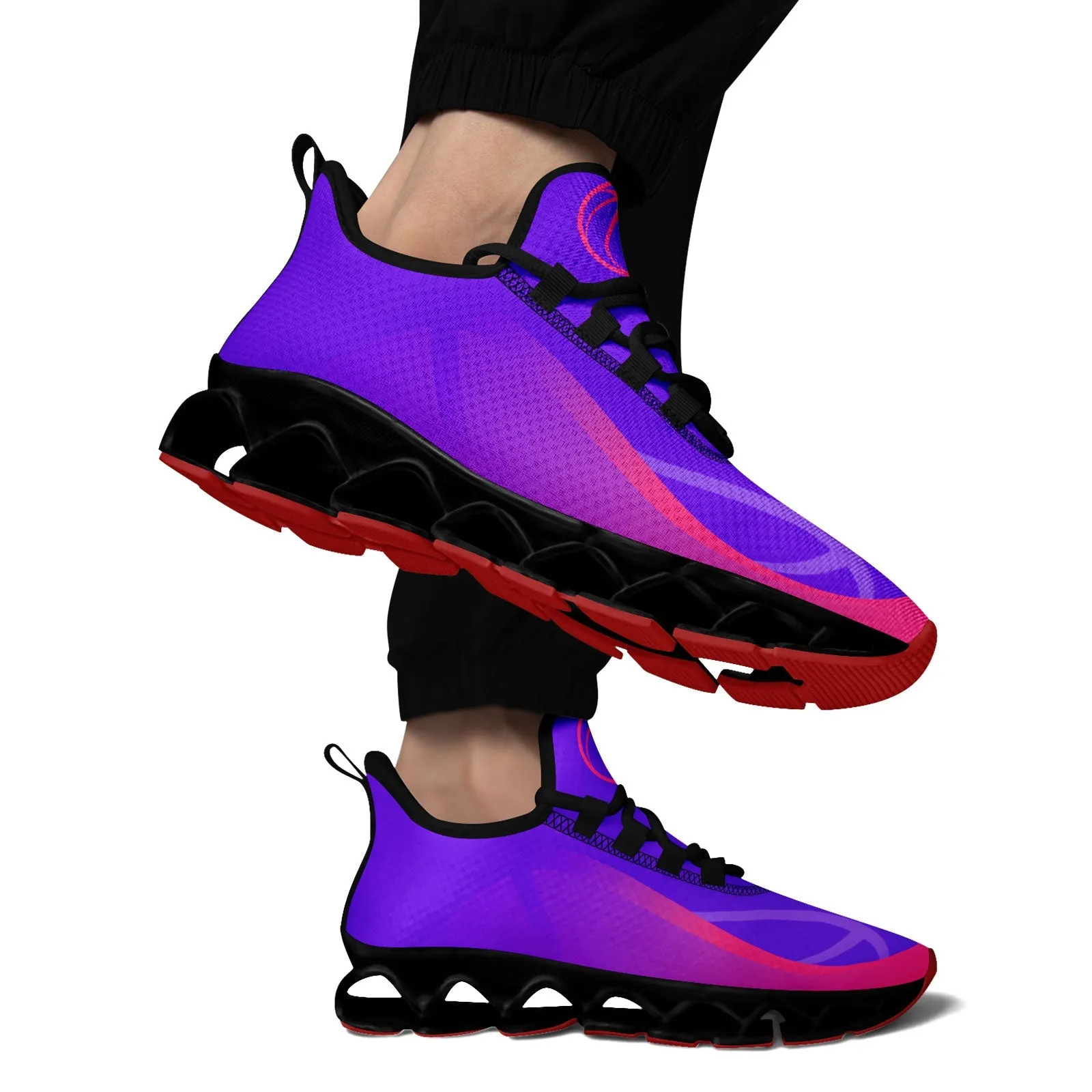 Custom Purple Pink Maxsoul Shoes Personalized Sneaker FN003XD-D020391-22