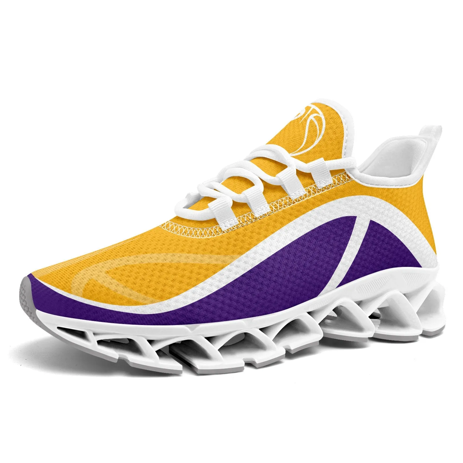 Custom Purple Yellow Maxsoul Shoes Personalized Sneaker FN003XD-D020391-7