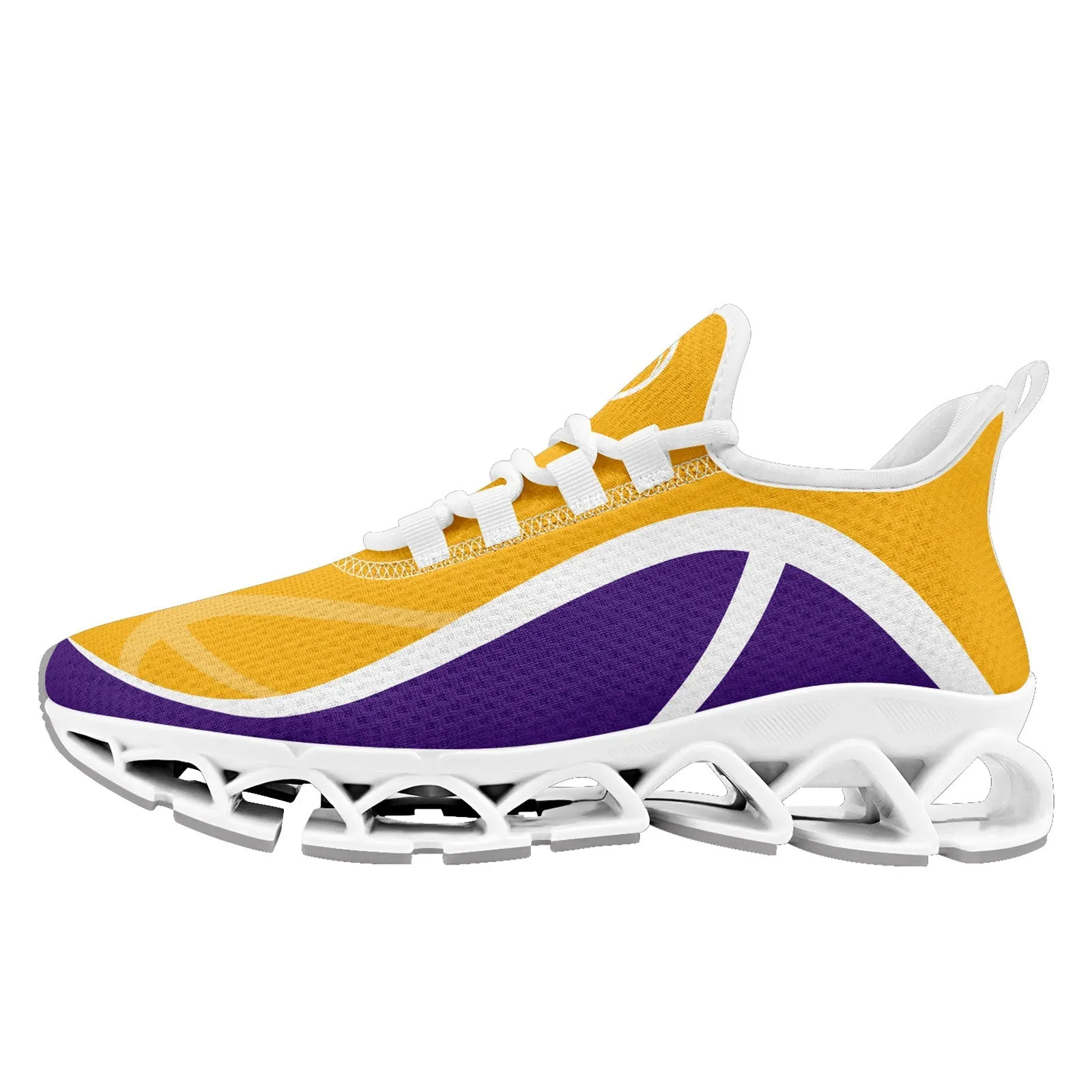 Custom Purple Yellow Maxsoul Shoes Personalized Sneaker FN003XD-D020391-7