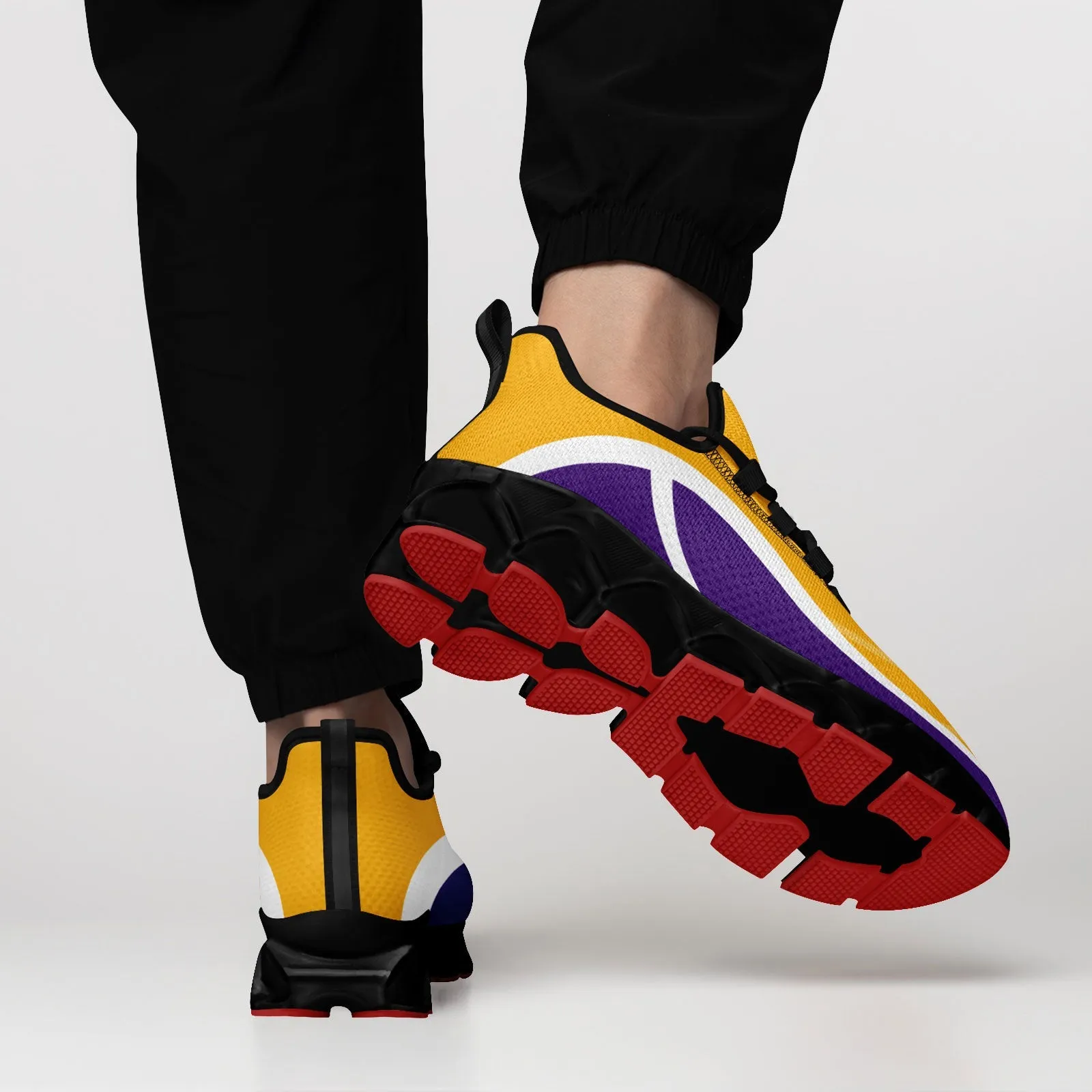 Custom Purple Yellow Maxsoul Shoes Personalized Sneaker FN003XD-D020391-7