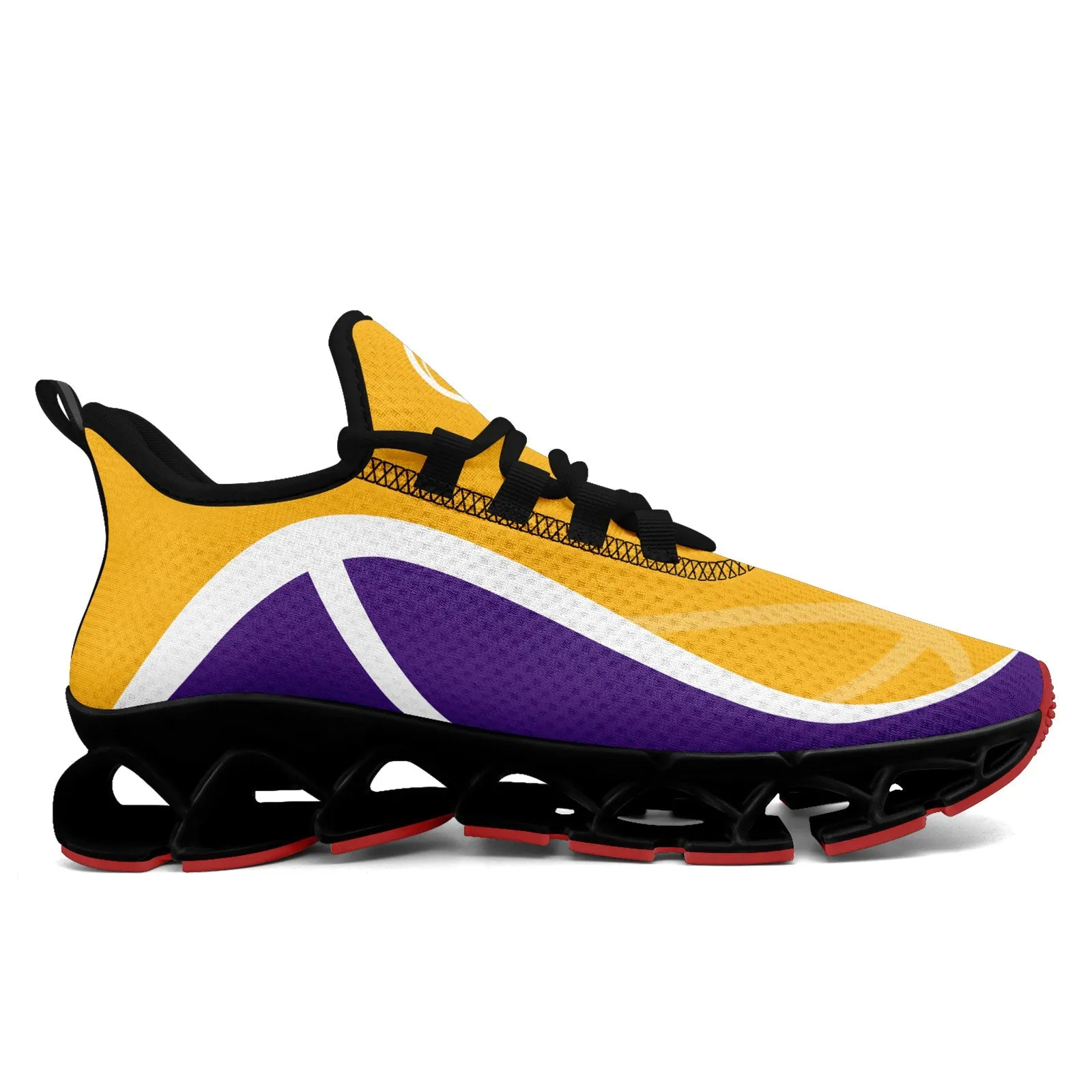 Custom Purple Yellow Maxsoul Shoes Personalized Sneaker FN003XD-D020391-7