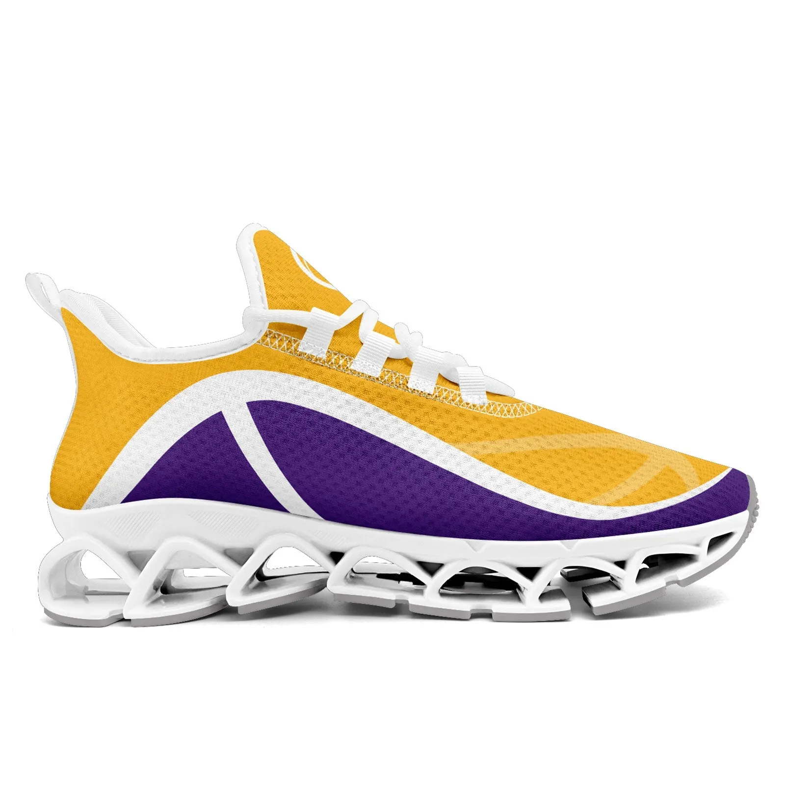 Custom Purple Yellow Maxsoul Shoes Personalized Sneaker FN003XD-D020391-7