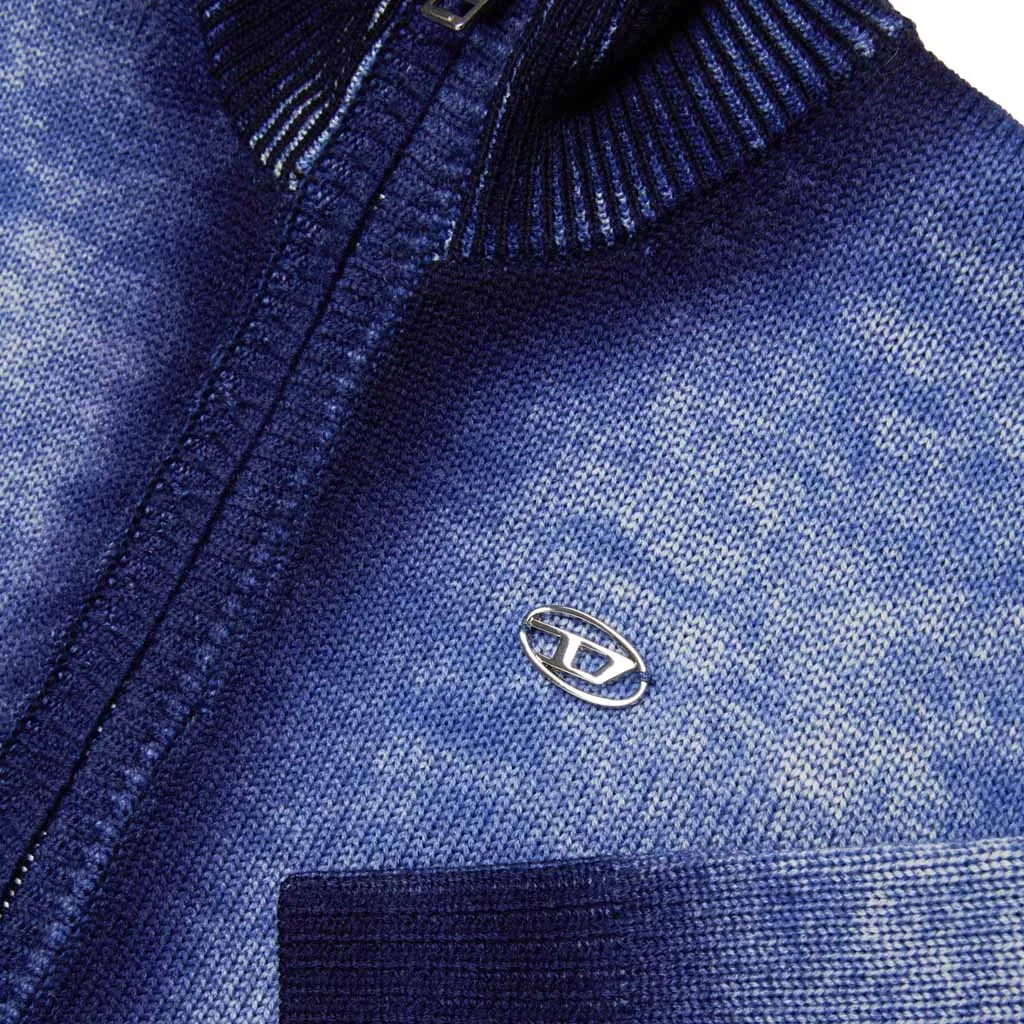 Diesel Kids Soft Knit Zip Jacket