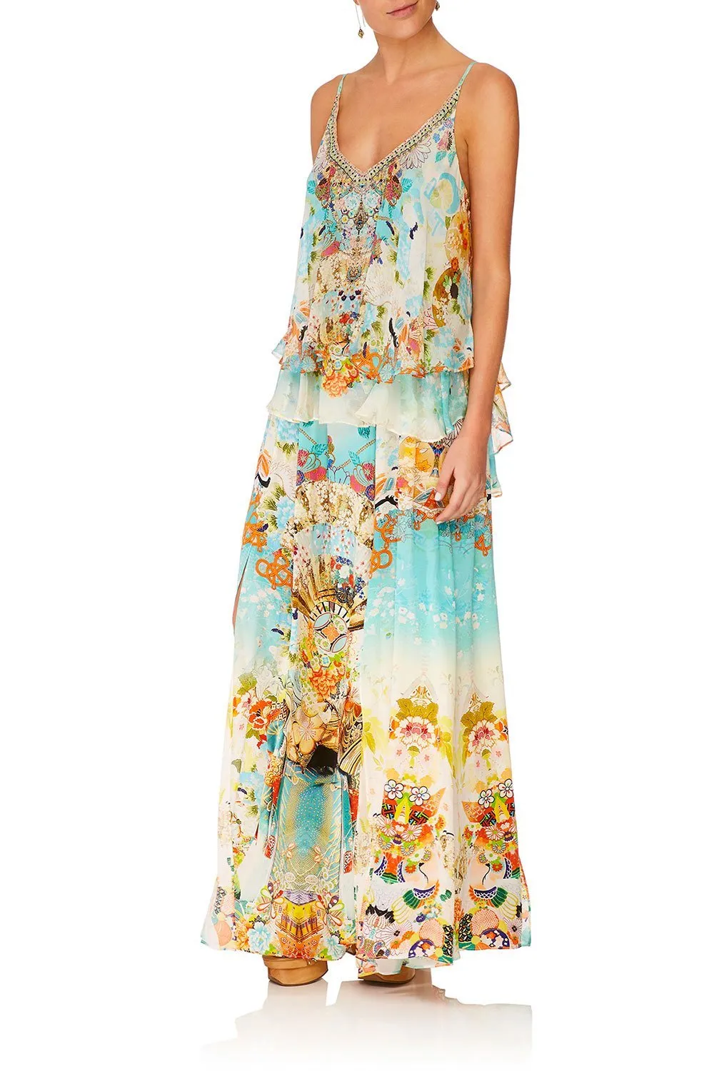 DOUBLE LAYERED CAMI RETRO'S RAINBOW