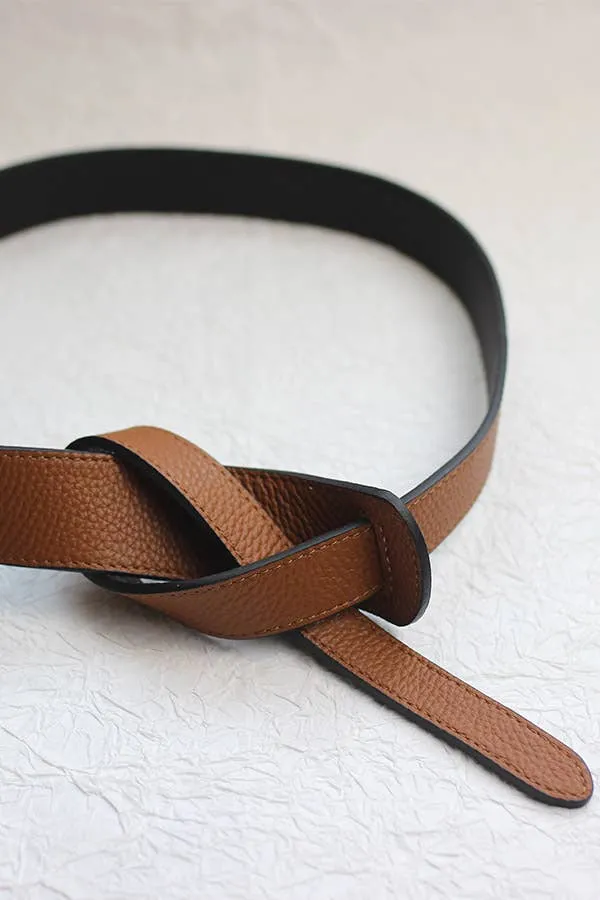 Double Sided Leather Belt