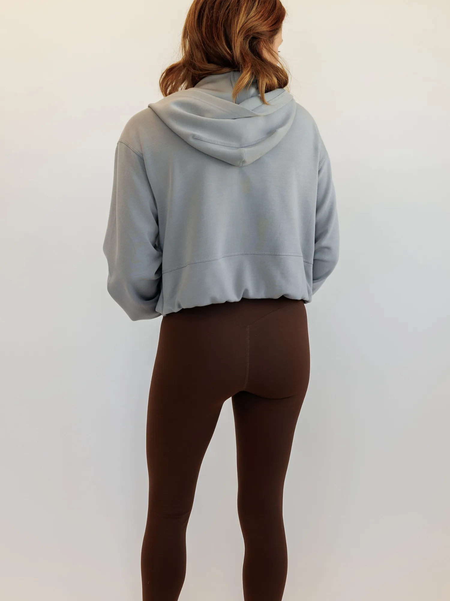 Dove Gray "Callie" Full Zip Cozy Hooded Jacket