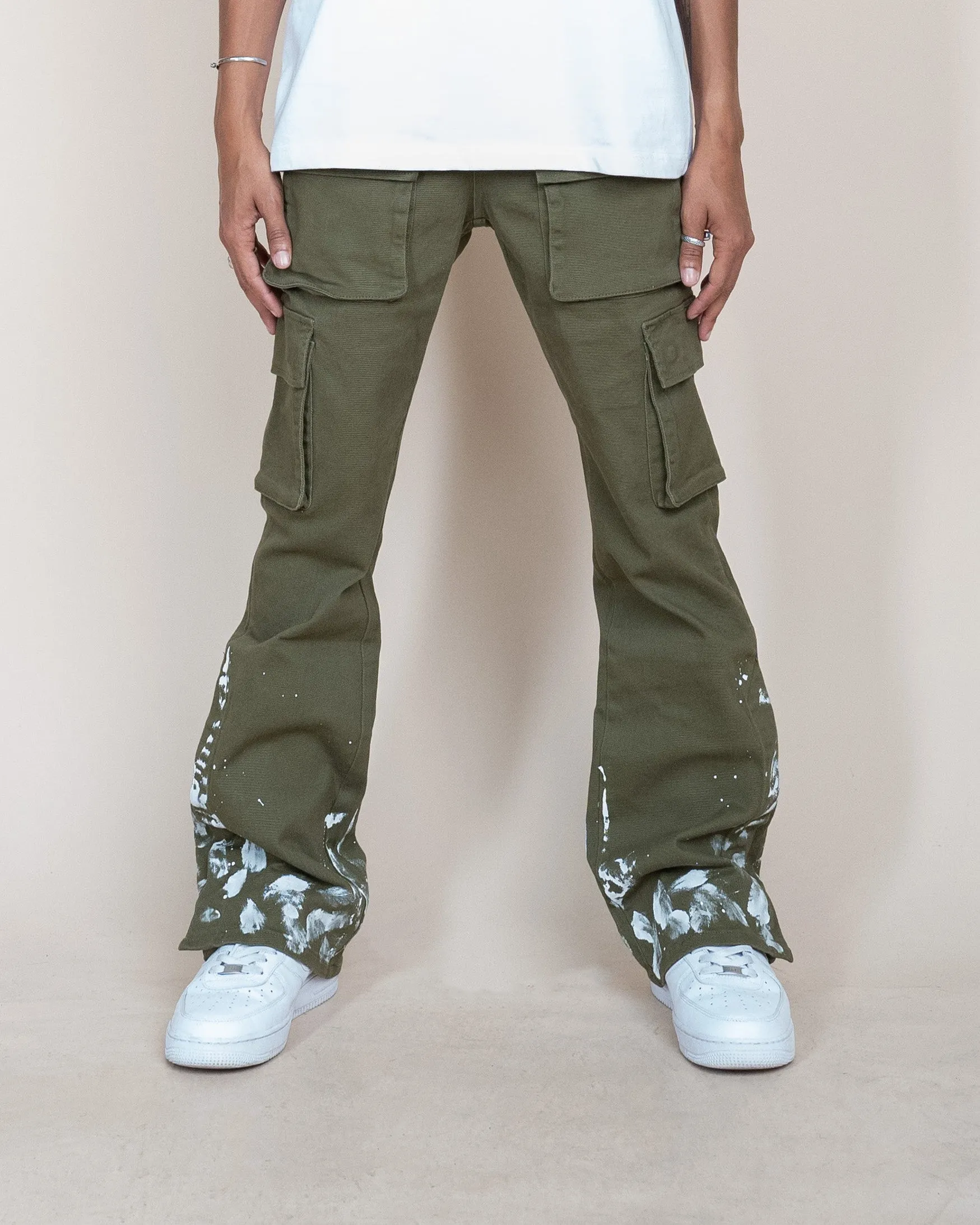 EPTM SNAP CARGO DENIM - OLIVE