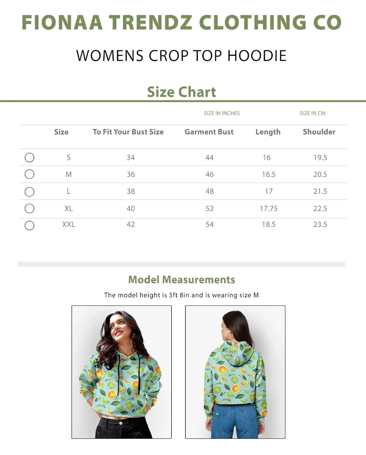 FIONAA TRENDZ Women's Cotton Hoodie