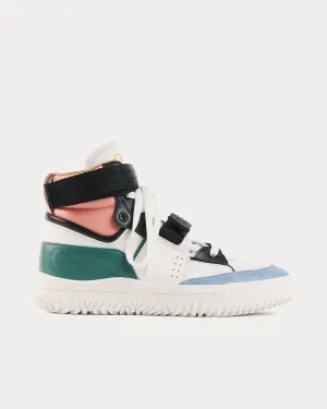 Franckie Pink / Green High Top Sneakers