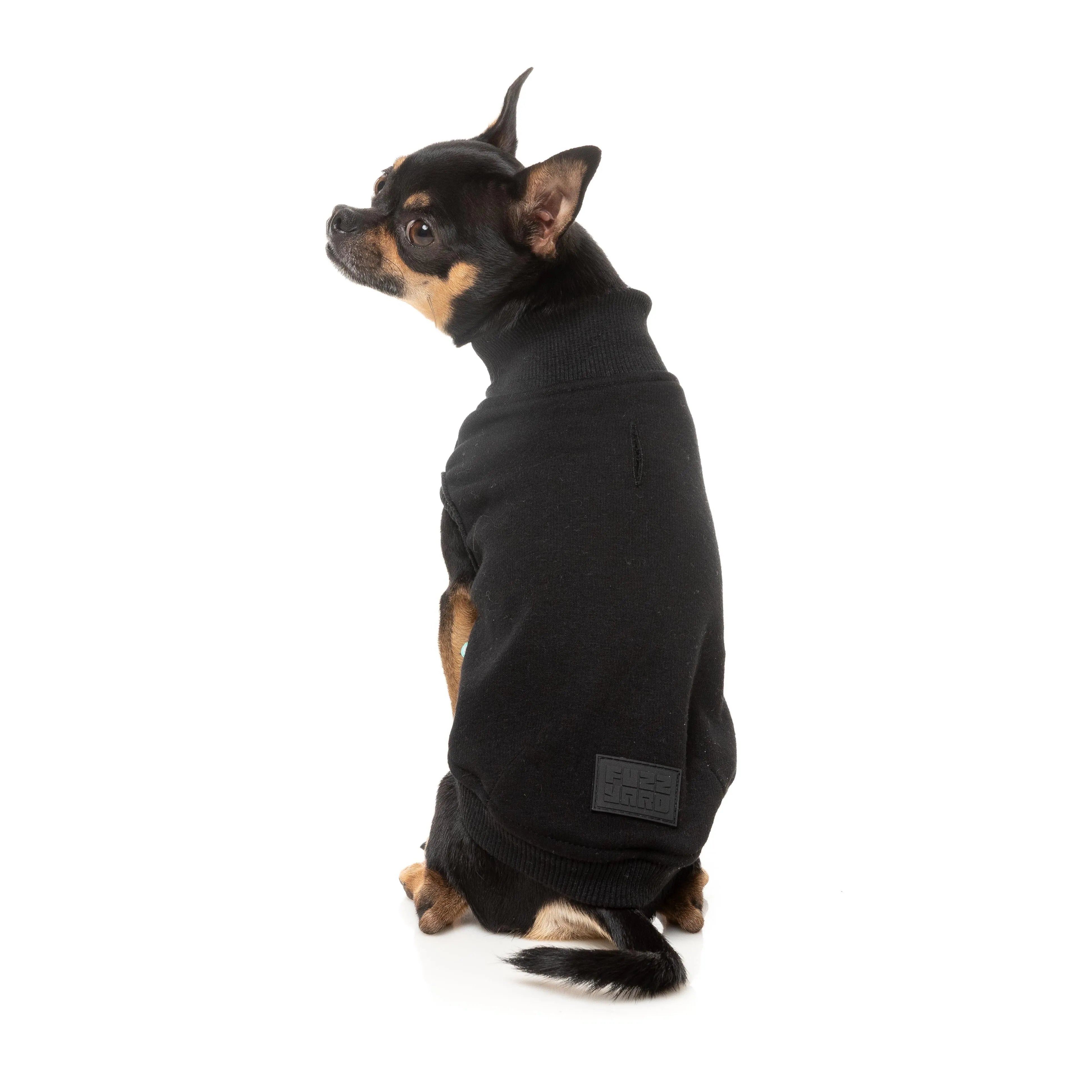 FuzzYard Dog Apparel Smiley Sweater Black Size 3