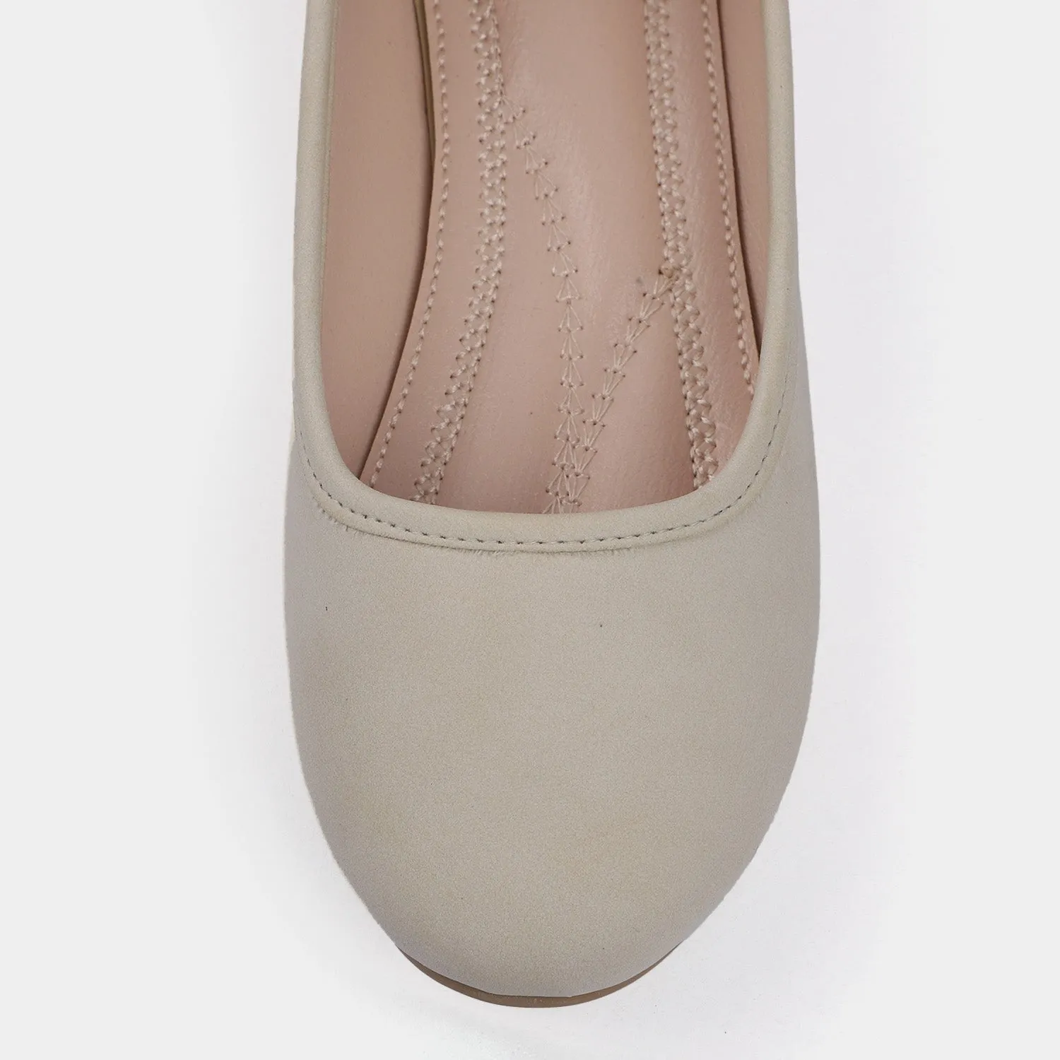 Girls Pumps 203-57-BEIGE