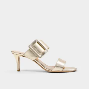 Giselle Gold heel sandal